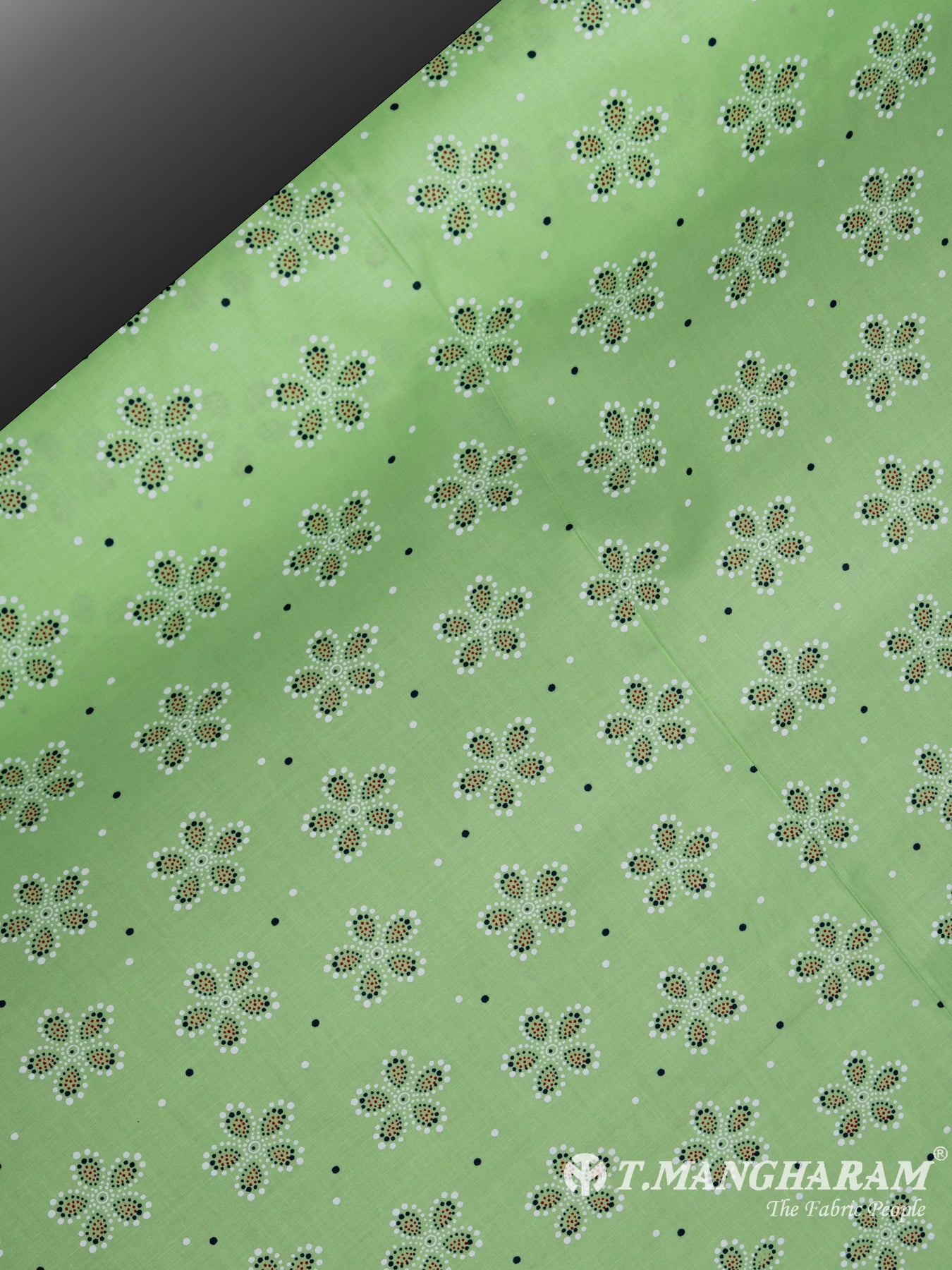 Dark Green Fancy Net Fabric - EB0171 – Tmangharam - The Fabric People