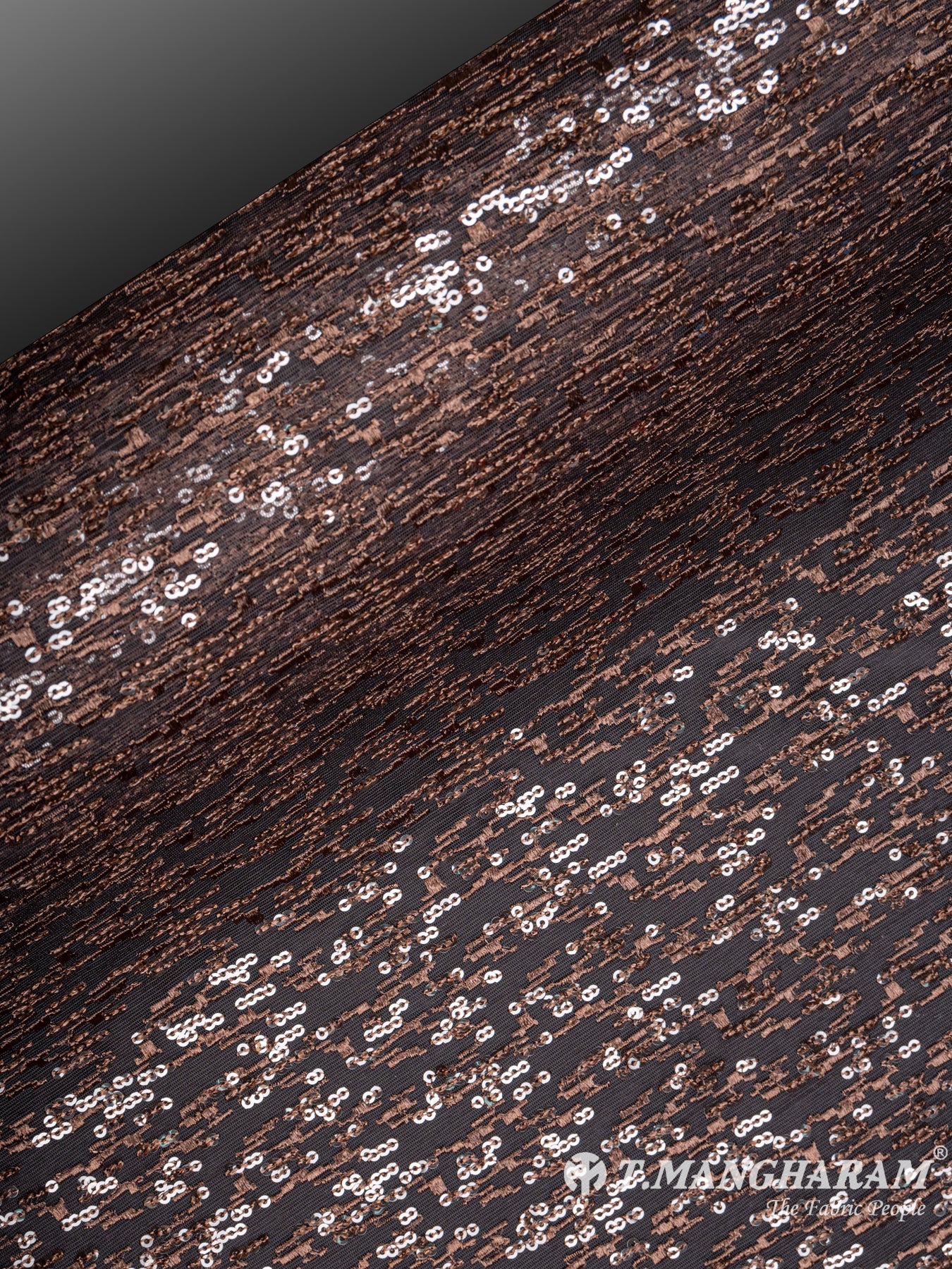 Brown Fancy Net Fabric - EC5771 view-2