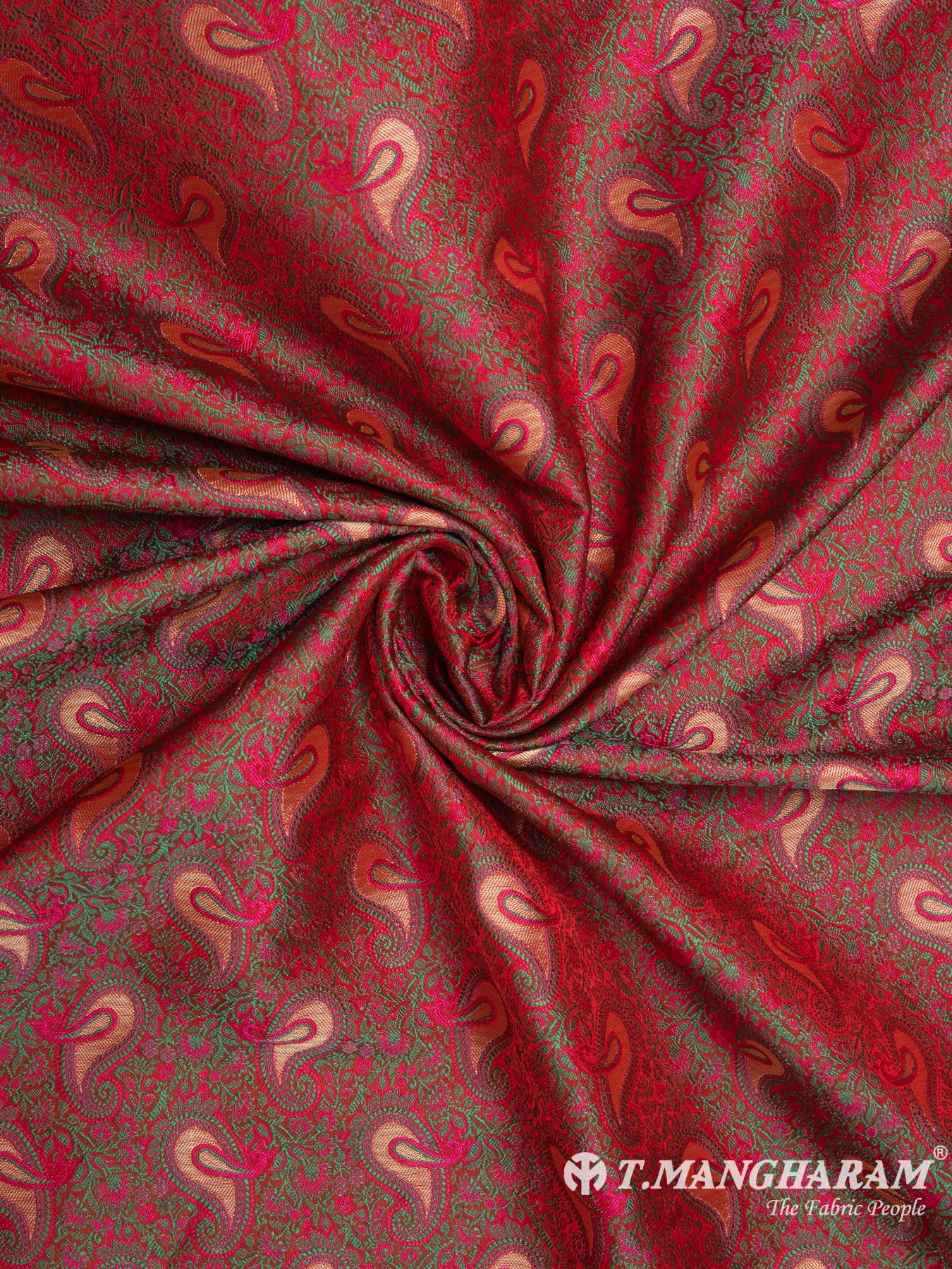 Multicolor Banaras Fabric - EC7656 view-1
