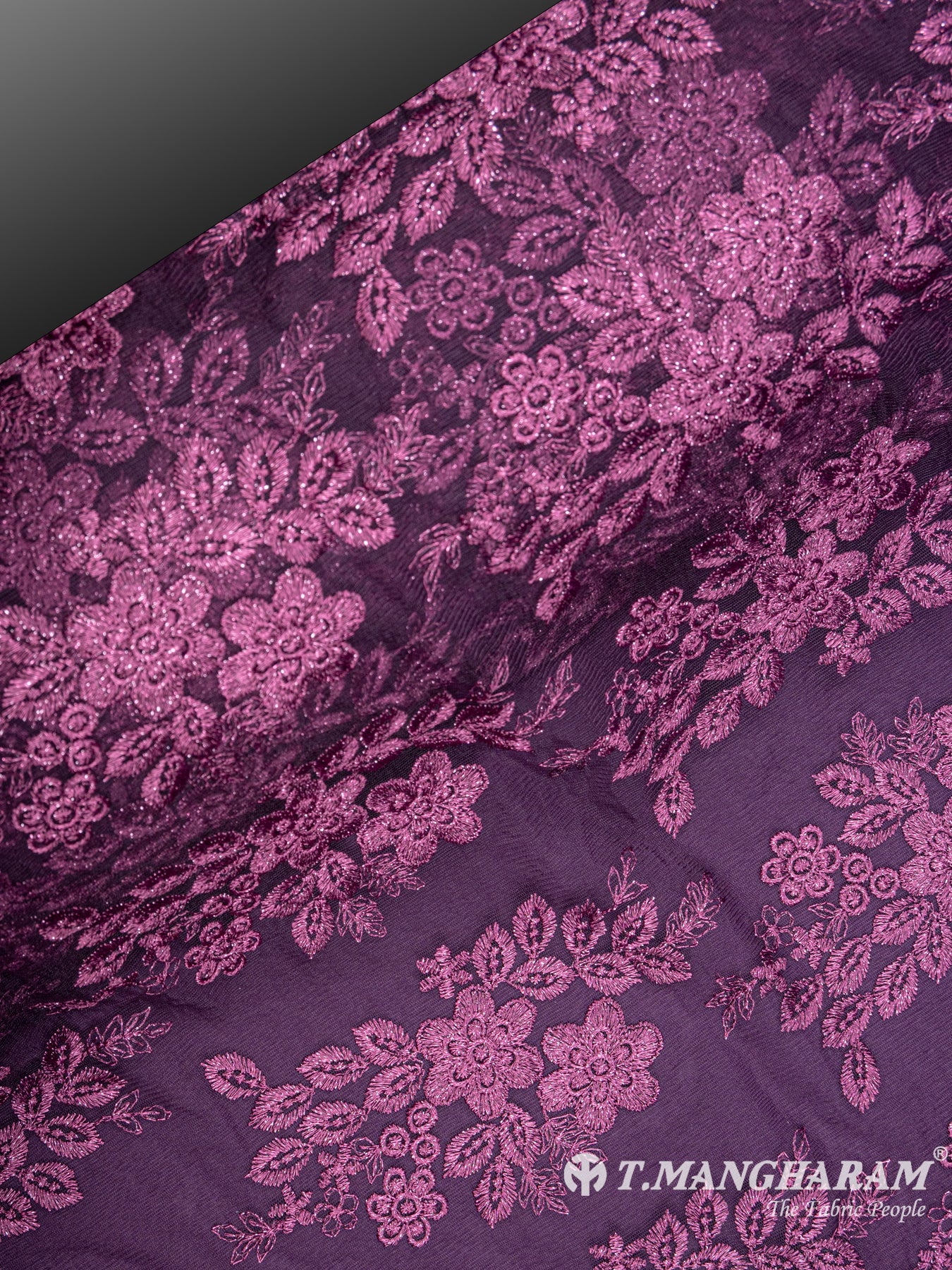 Purple Fancy Net Fabric - EC5744 view-2