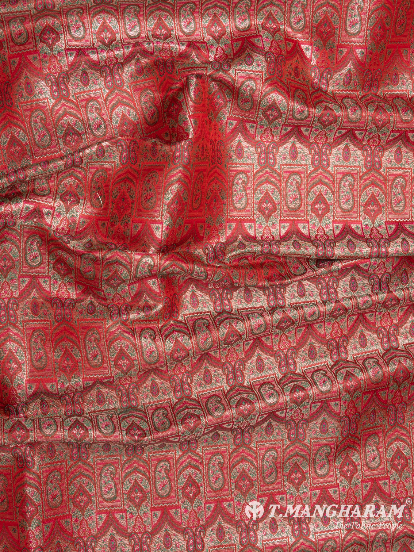 Multicolor Banaras Fabric - EC7672 view-4