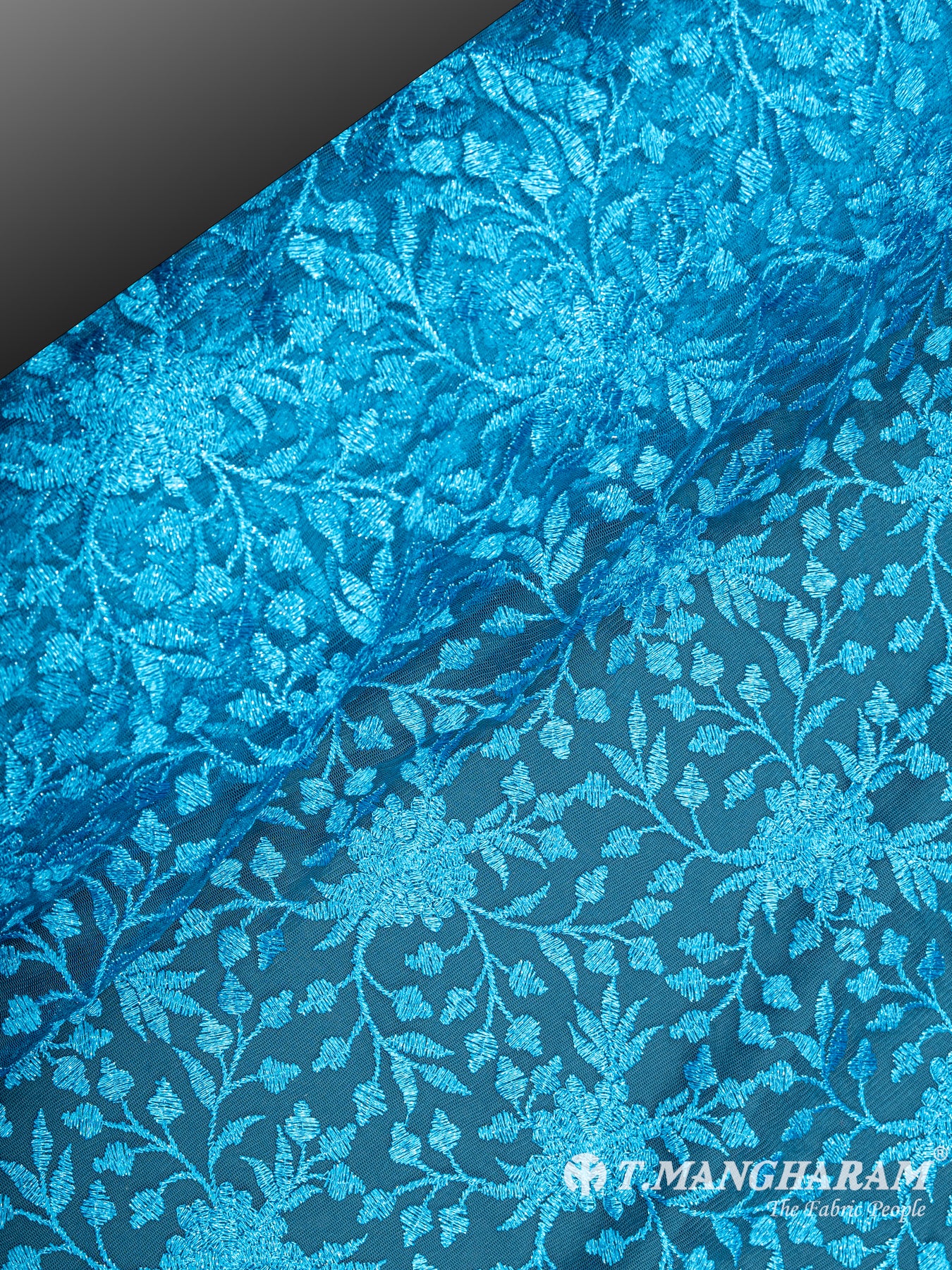 Blue Fancy Net Fabric - EC5740 view-2
