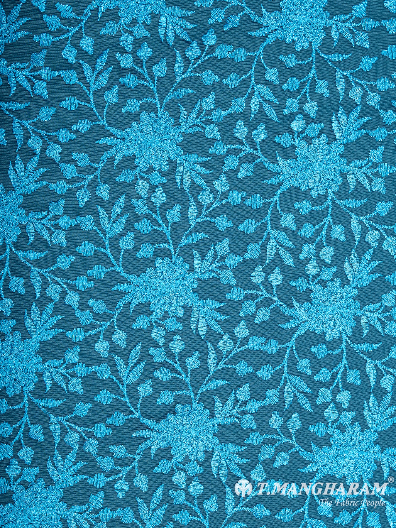 Blue Fancy Net Fabric - EC5740 view-3