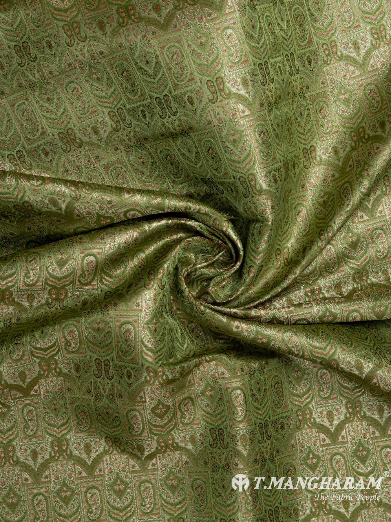 Multicolor Banaras Fabric - EC7673 view-1
