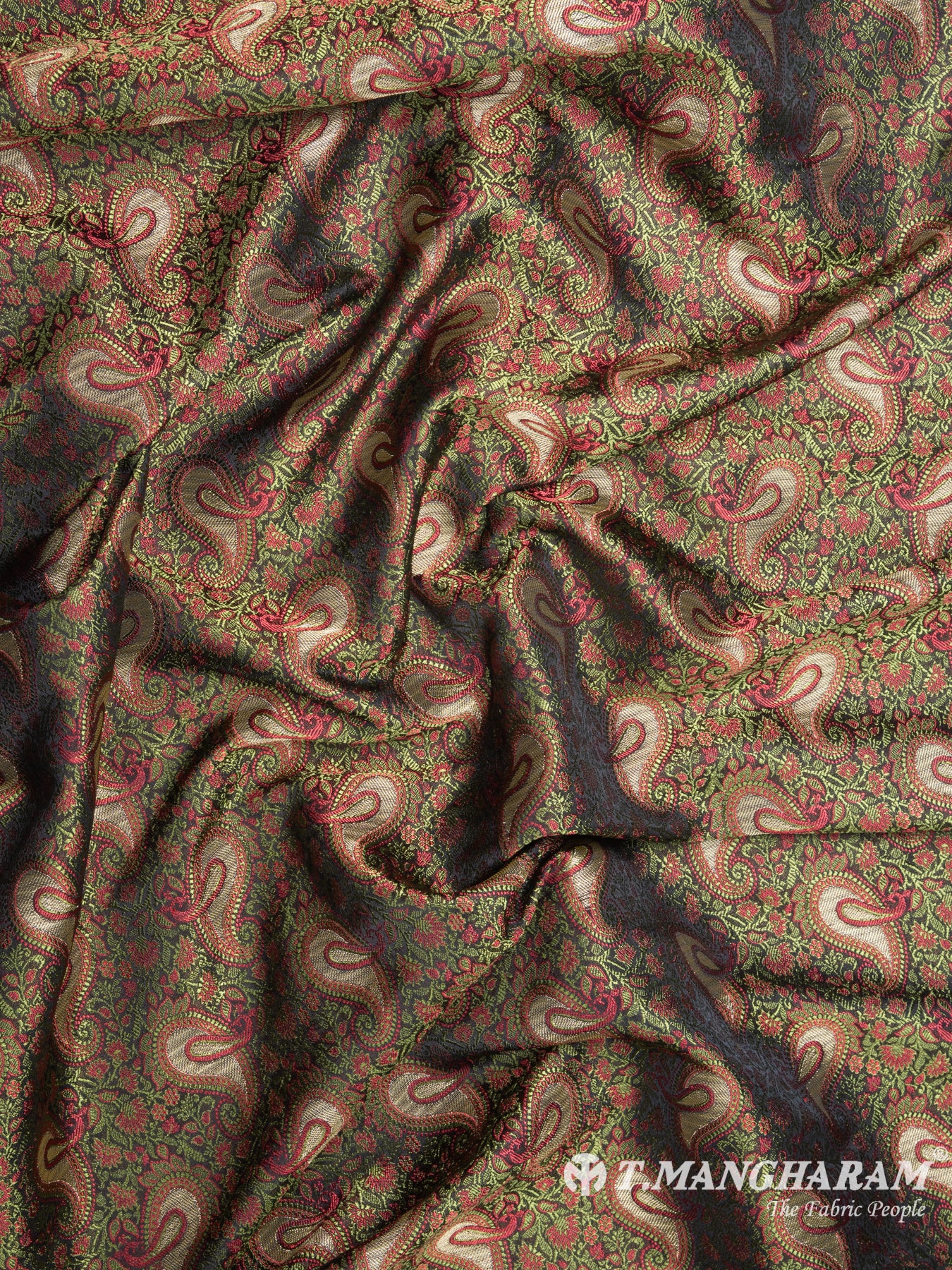 Multicolor Banaras Fabric - EC7660 view-4