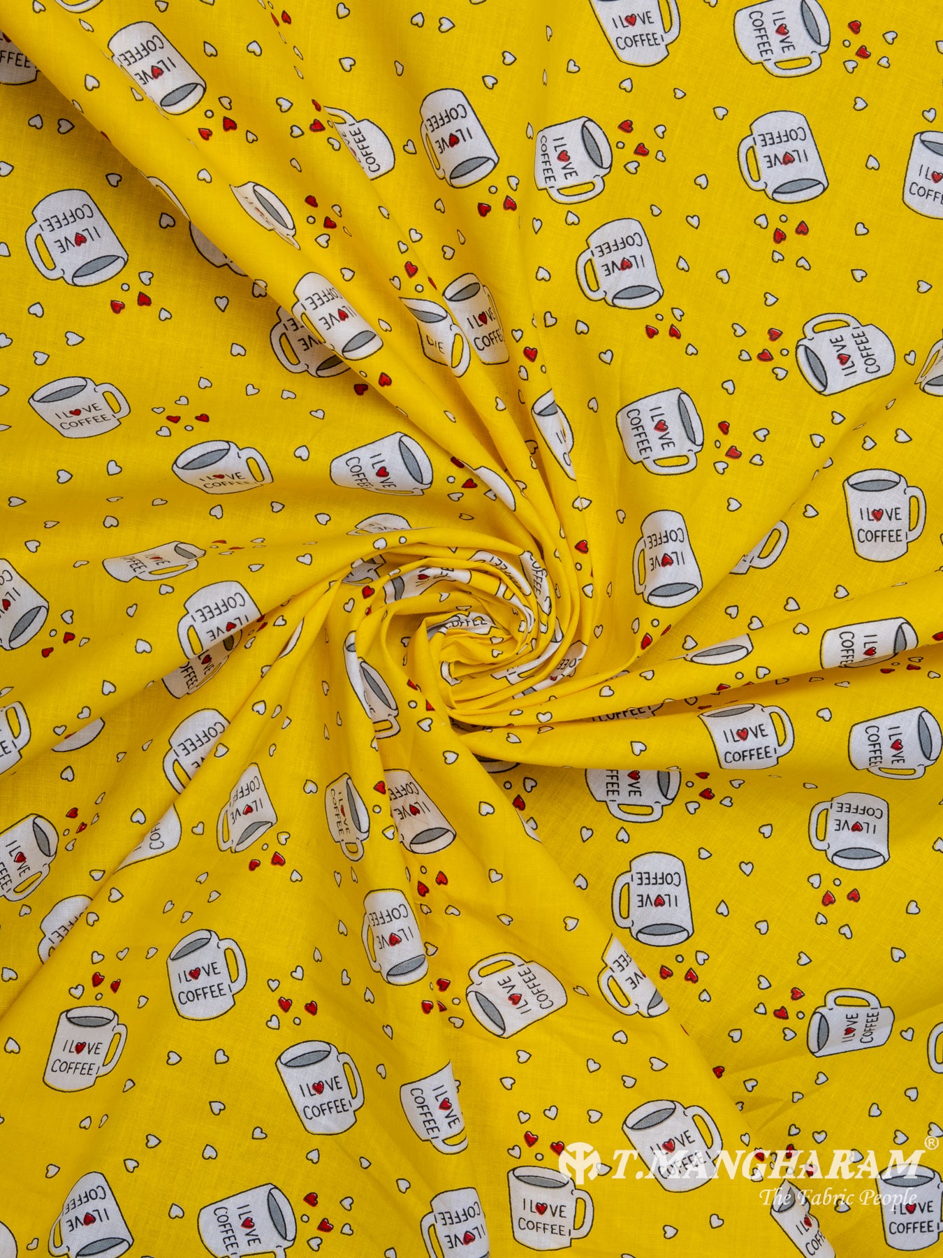 Yellow Cotton Fabric - EC7700 view-1