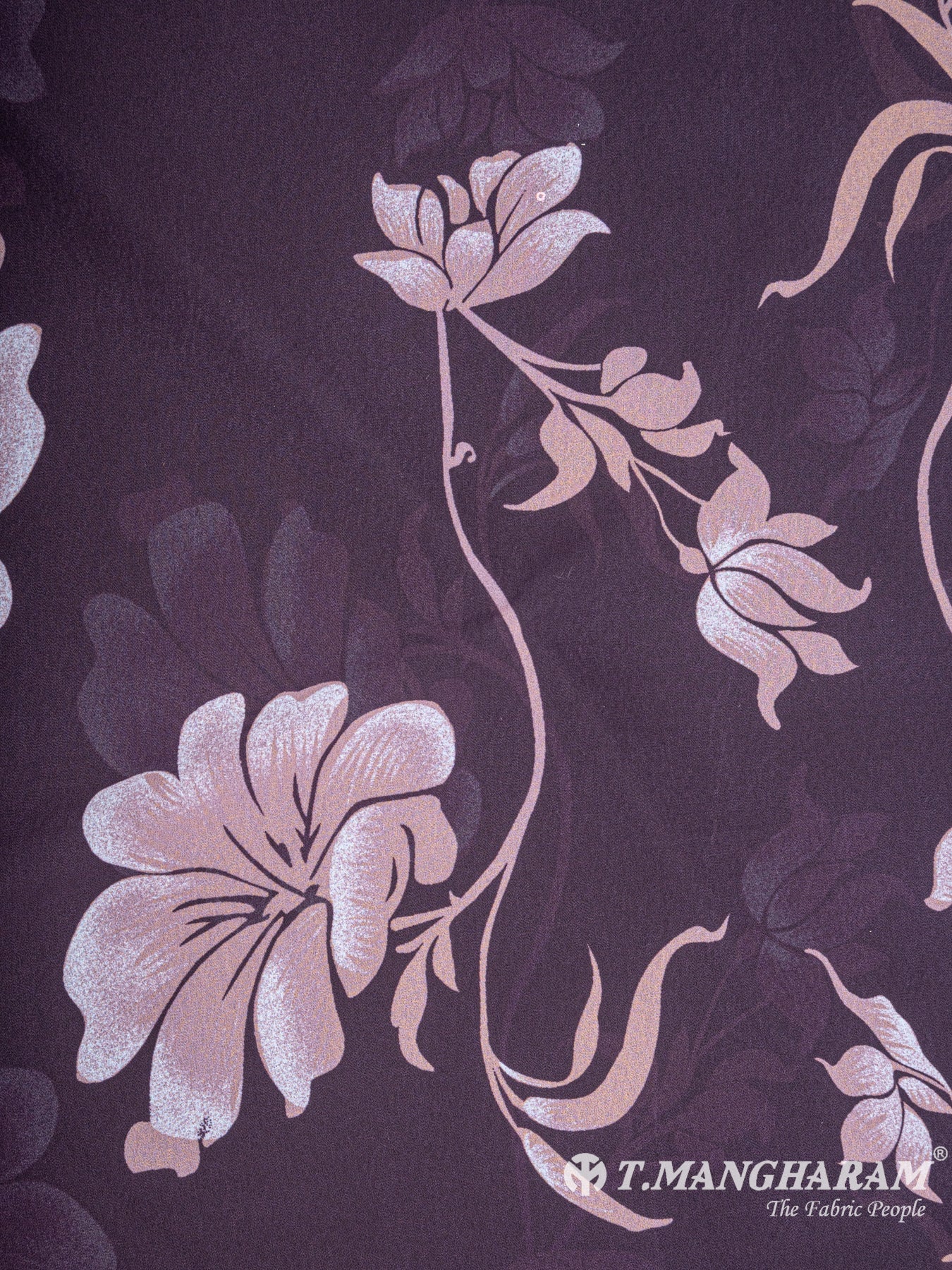 Purple Satin Fabric - EC5754 view-3