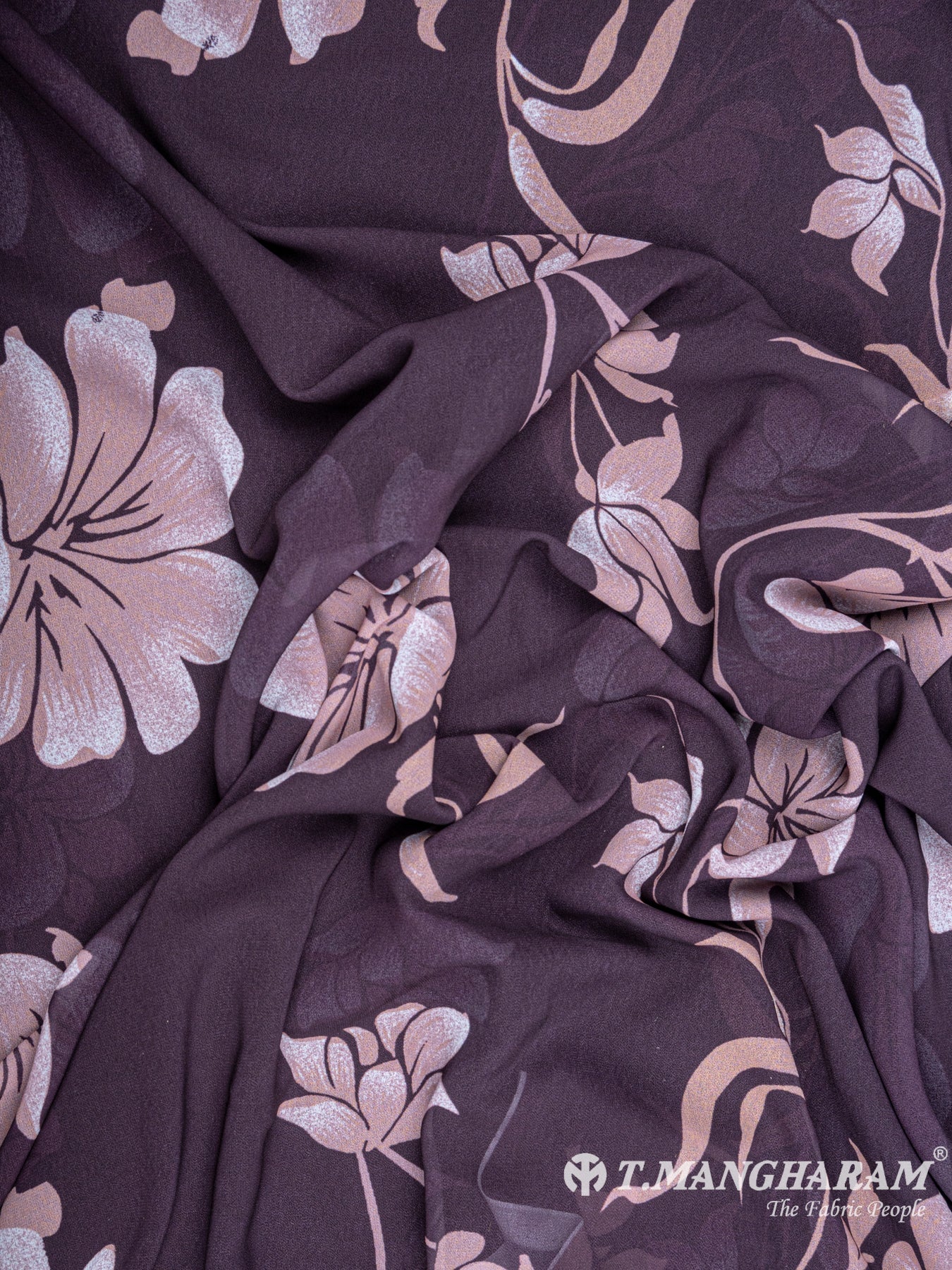 Purple Satin Fabric - EC5754 view-4