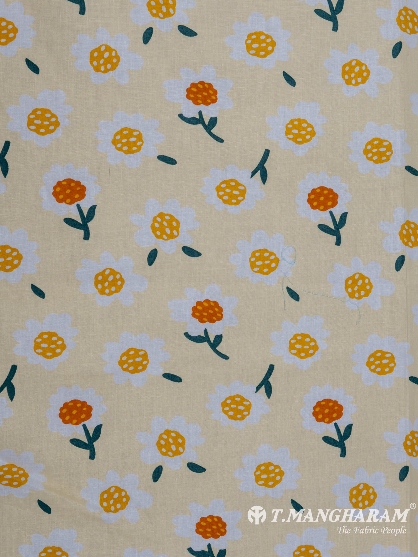 Yellow Cotton Fabric - EC7716 view-3