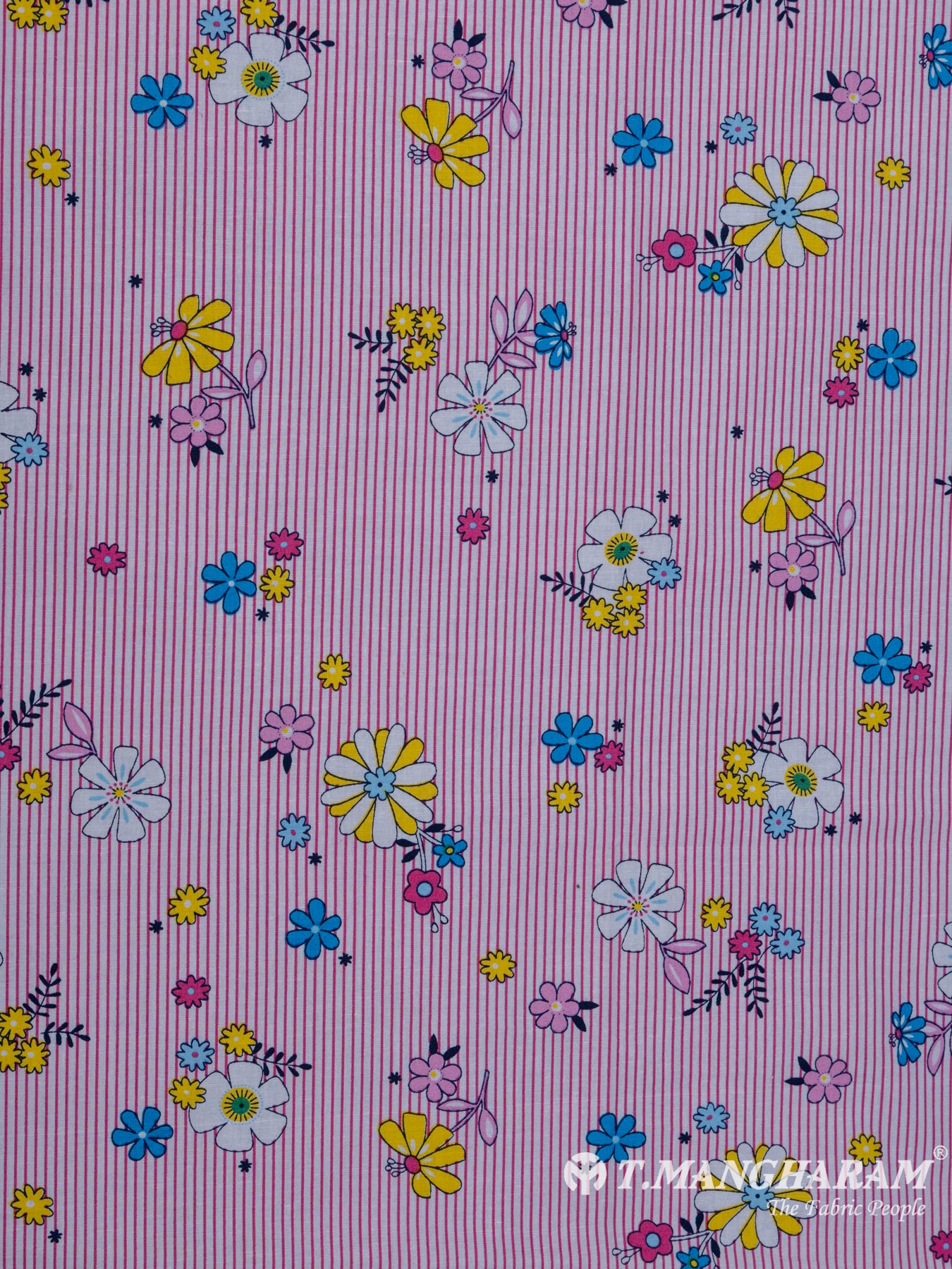 Multicolor Cotton Fabric - EB5408 view-3