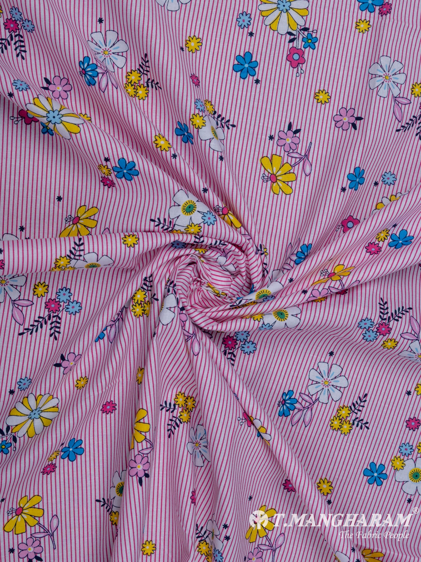 Multicolor Cotton Fabric - EB5408 view-1