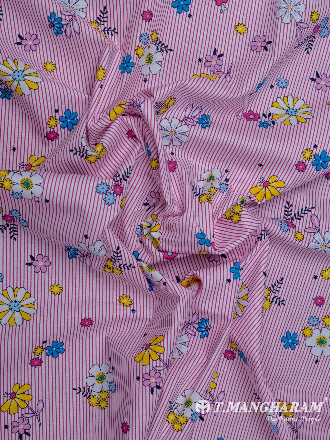 Multicolor Cotton Fabric - EB5408 view-4