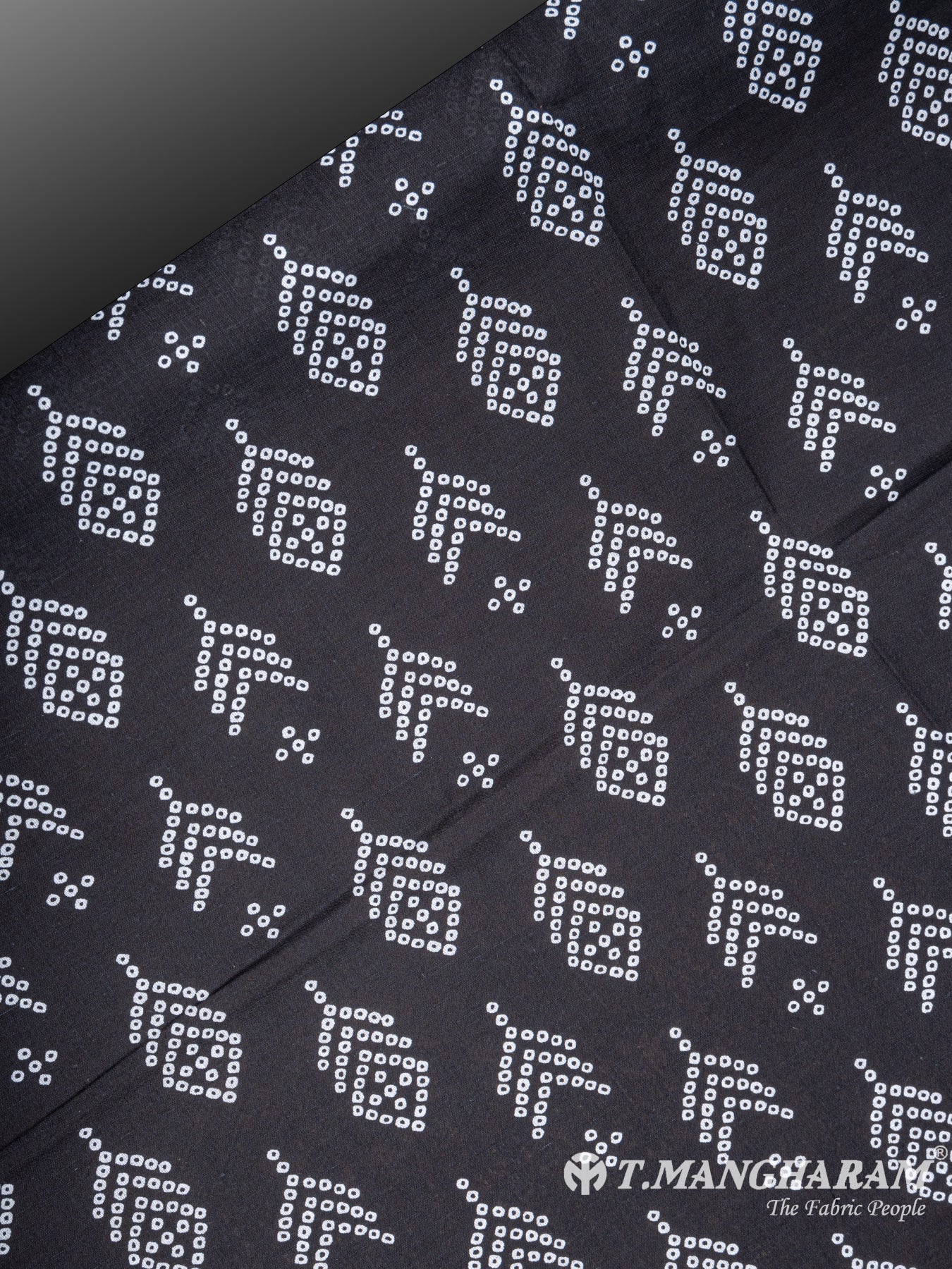 Black Cotton Fabric - EA1998 view-2