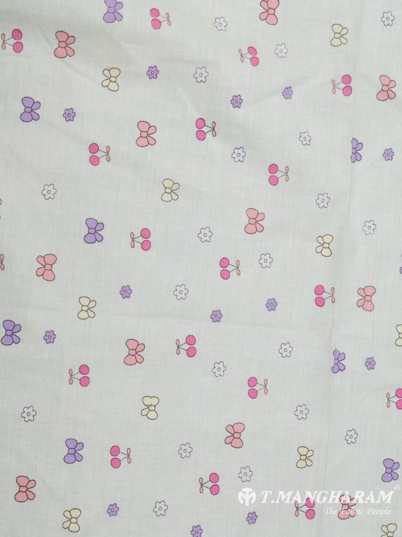 Cream Cotton Fabric - EB5377 view-3