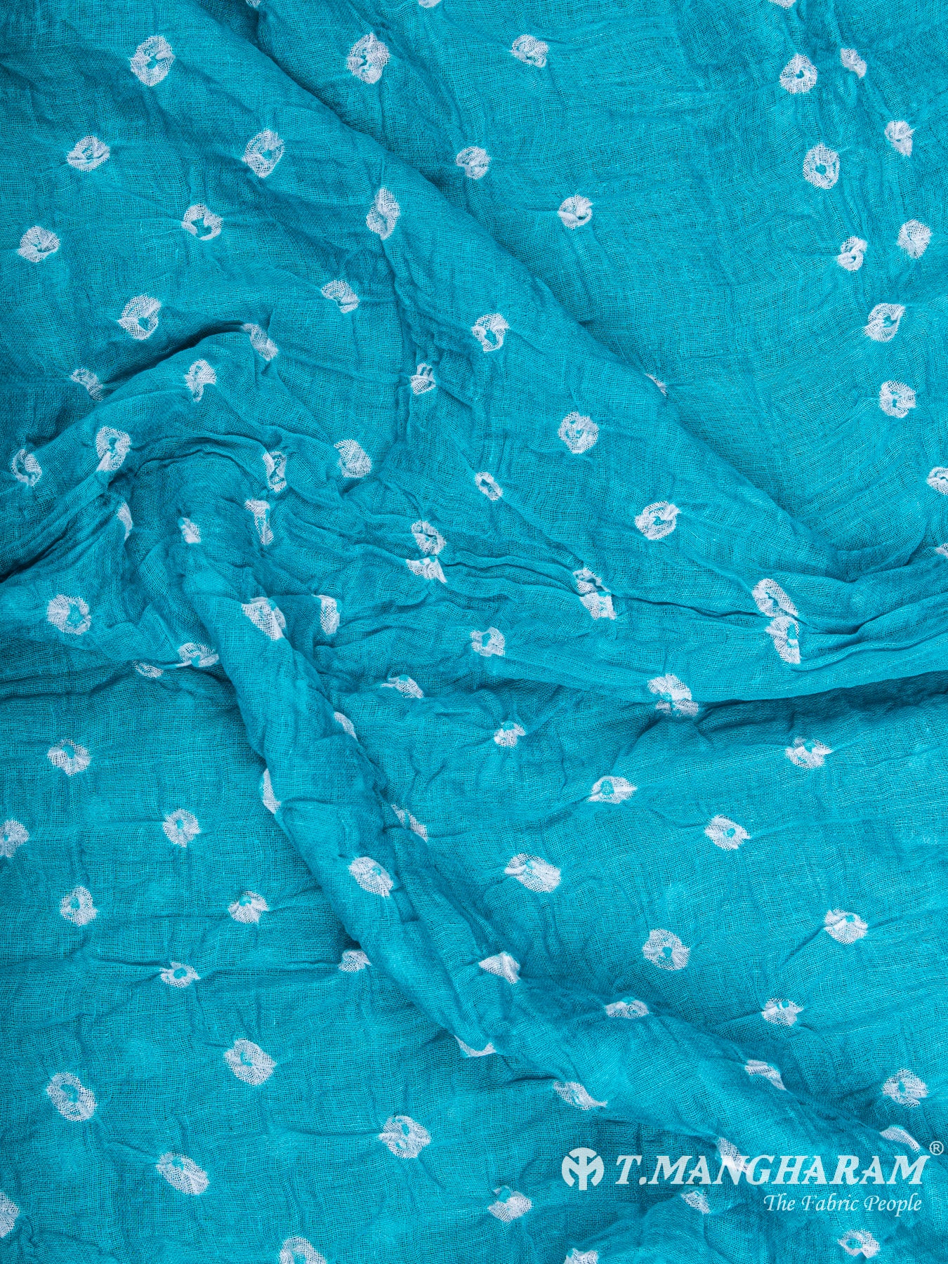 Blue Cotton Chudidhar Fabric Set - EF1418 view-3