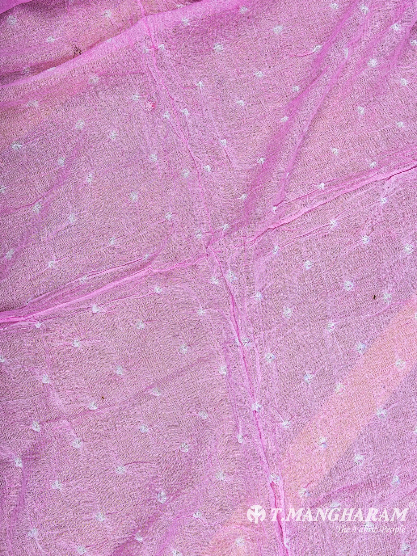 Pink Cotton Chudidhar Fabric Set - EF1417 view-3