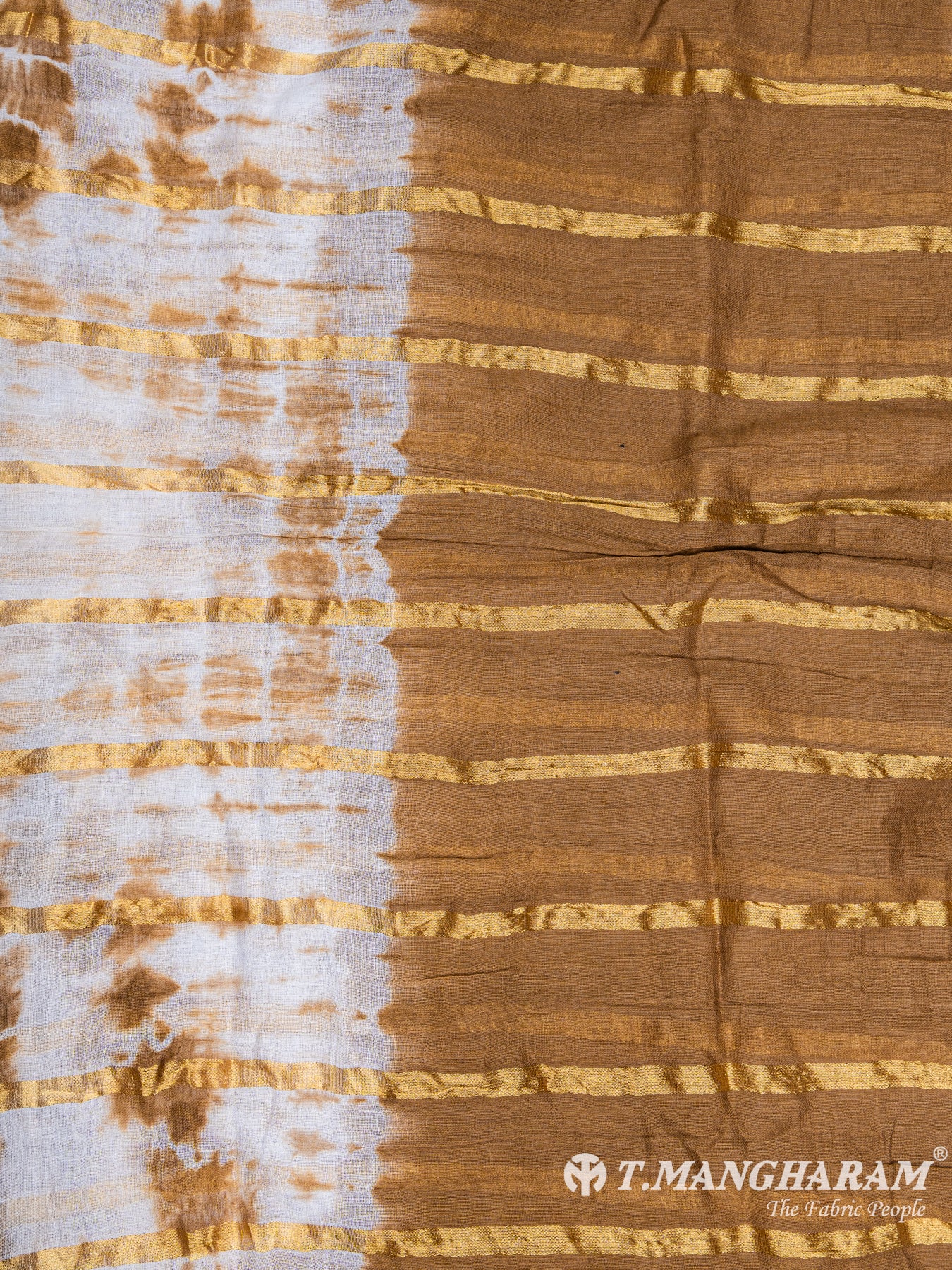 Brown Cotton Chudidhar Fabric Set - EF1440