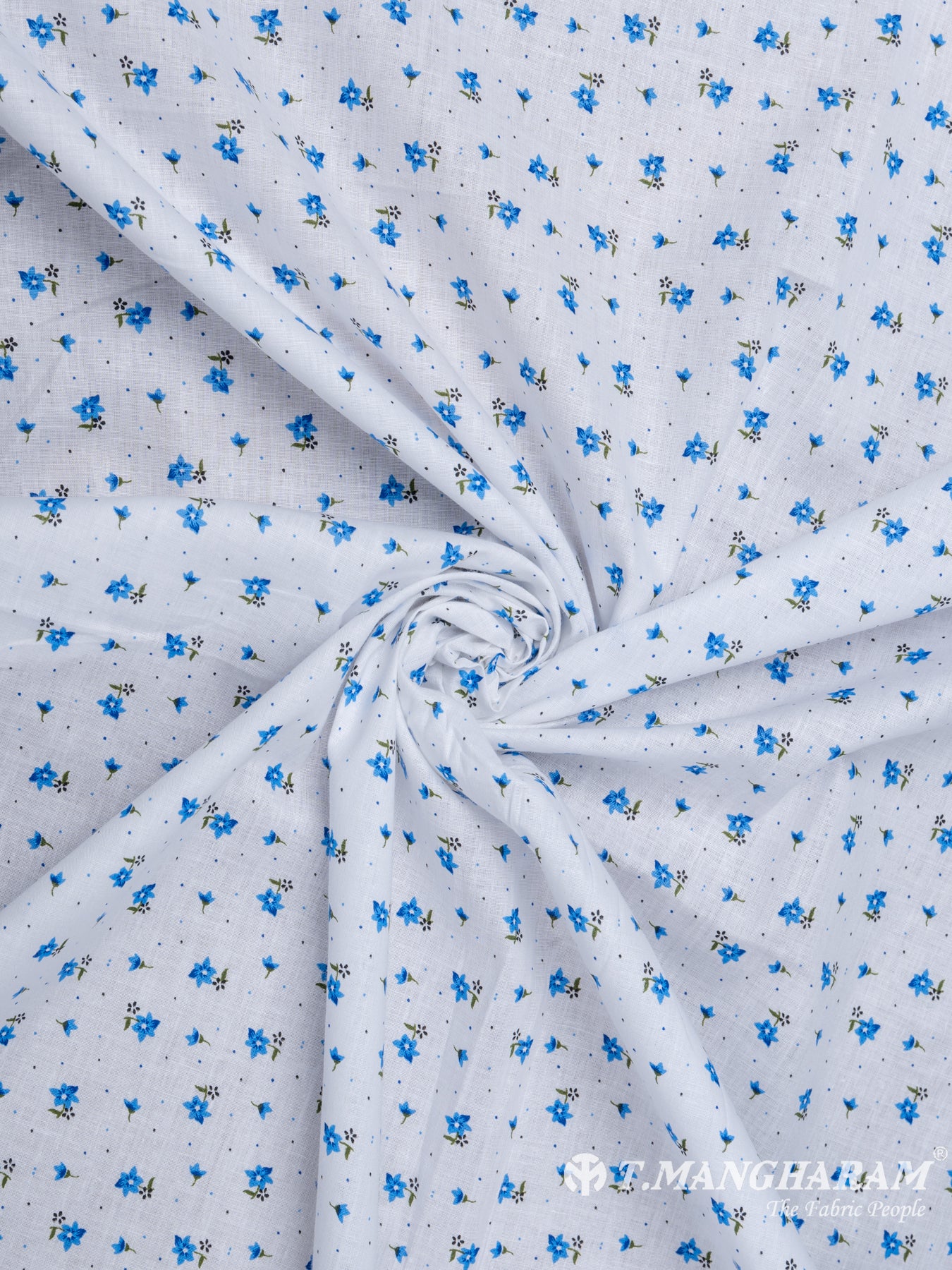 White Cotton Fabric - EB5400 view-1