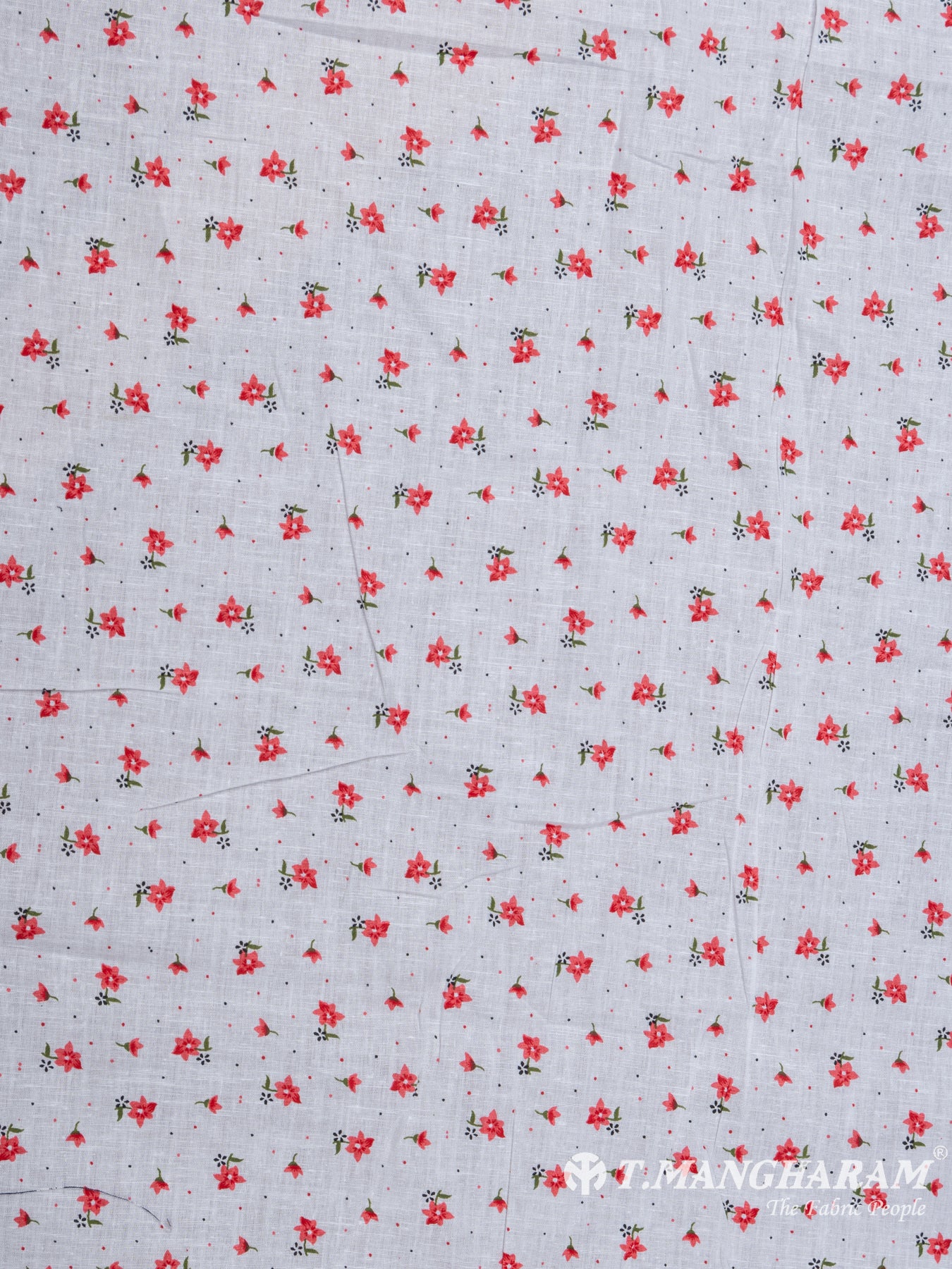 White Cotton Fabric - EB5401 view-3