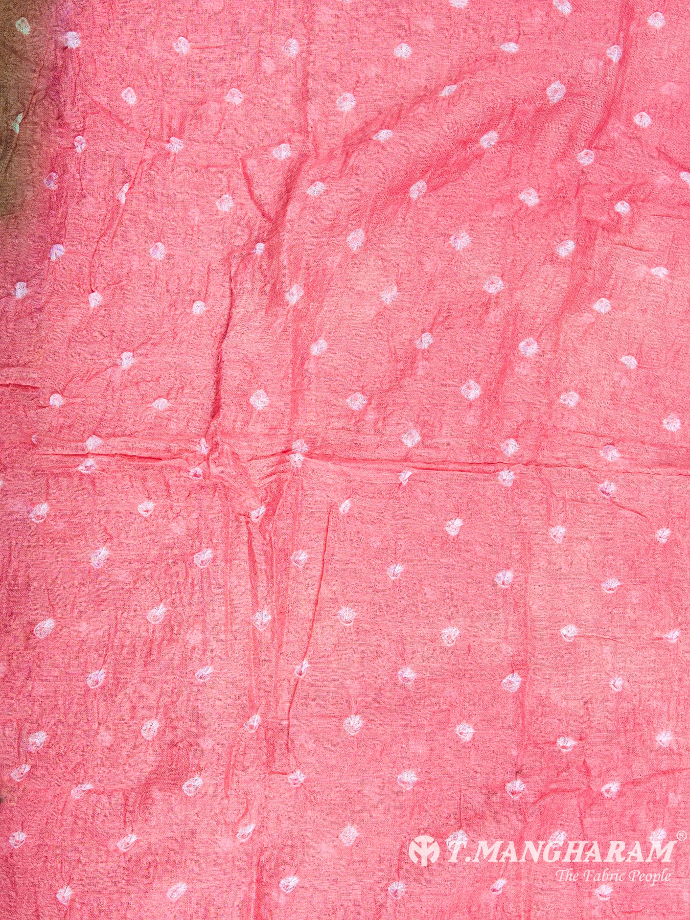 Peach Cotton Chudidhar Fabric Set - EF1422 view-3