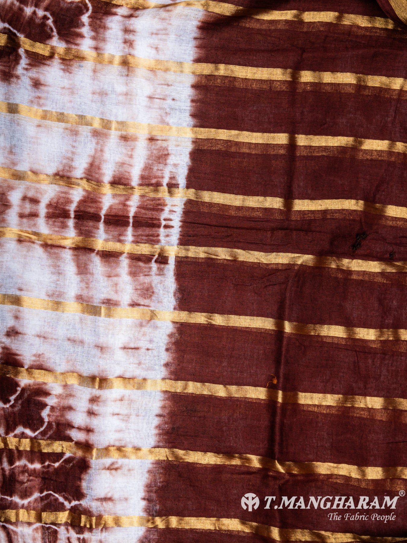 Brown Cotton Chudidhar Fabric Set - EF1439 view-2