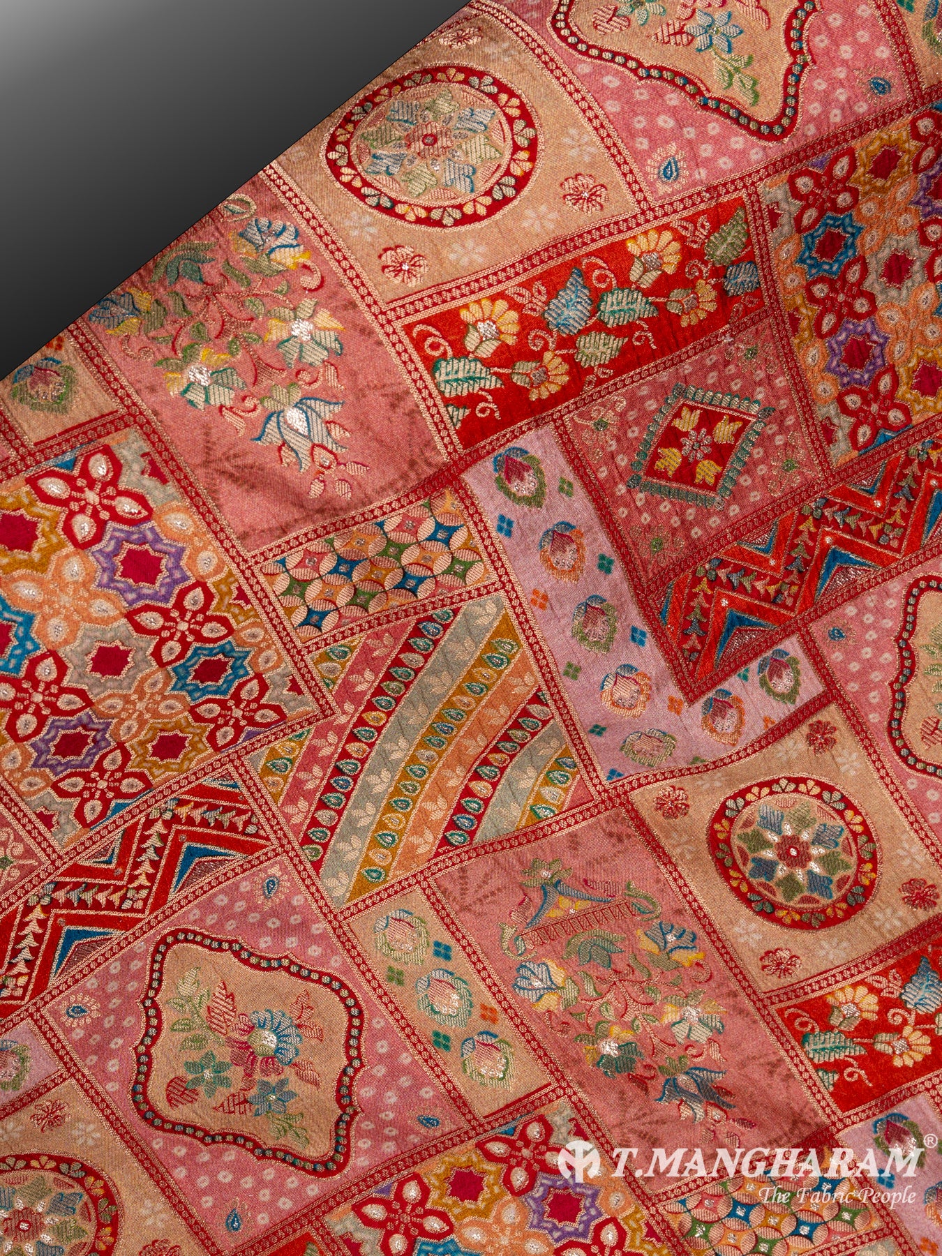 Multicolor Jacquard Embroidery Fabric - EC7748 view-2