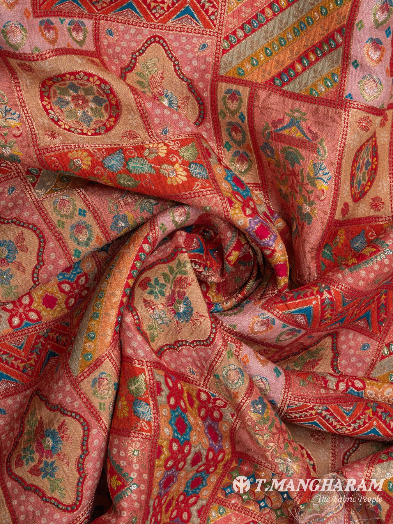 Multicolor Jacquard Embroidery Fabric - EC7748 view-1