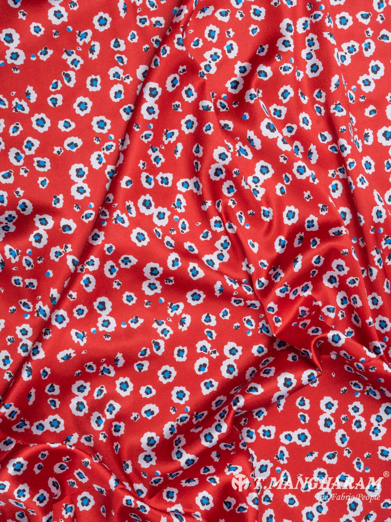 Red Modal Satin Fabric - EB5416 view-4