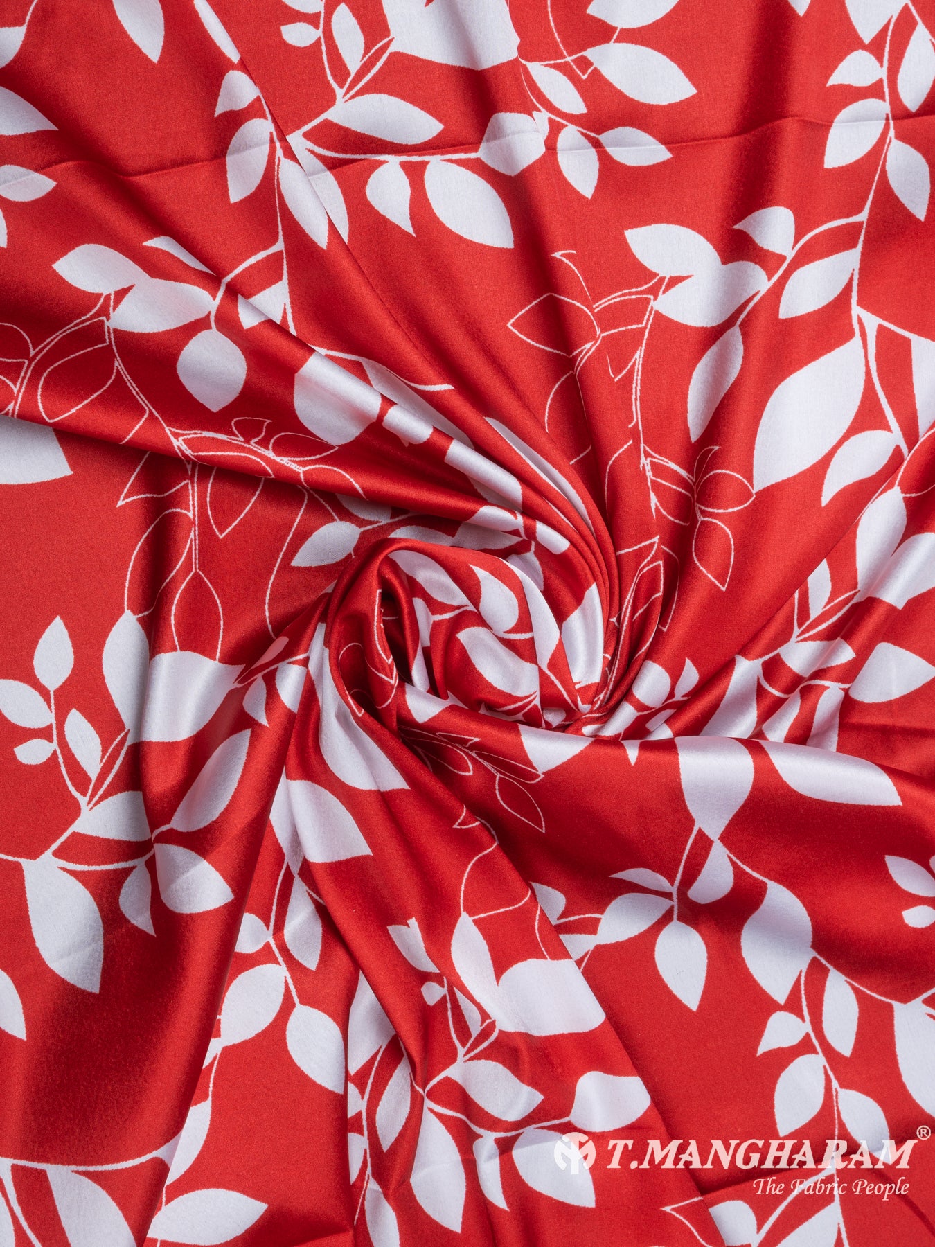 Red Modal Satin Fabric - EB5417 view-1