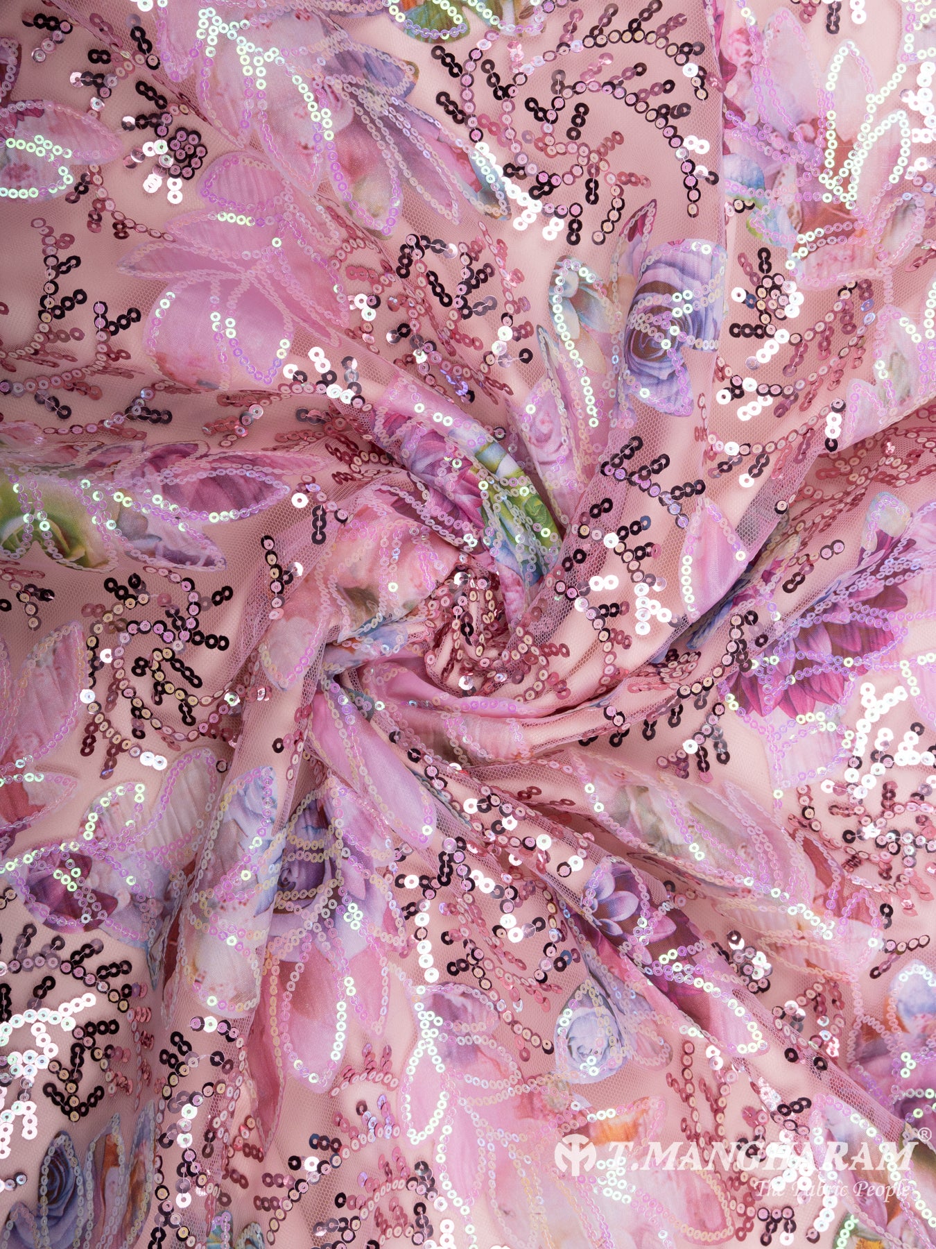 Pink Fancy Net Fabric - EC5908 view-1