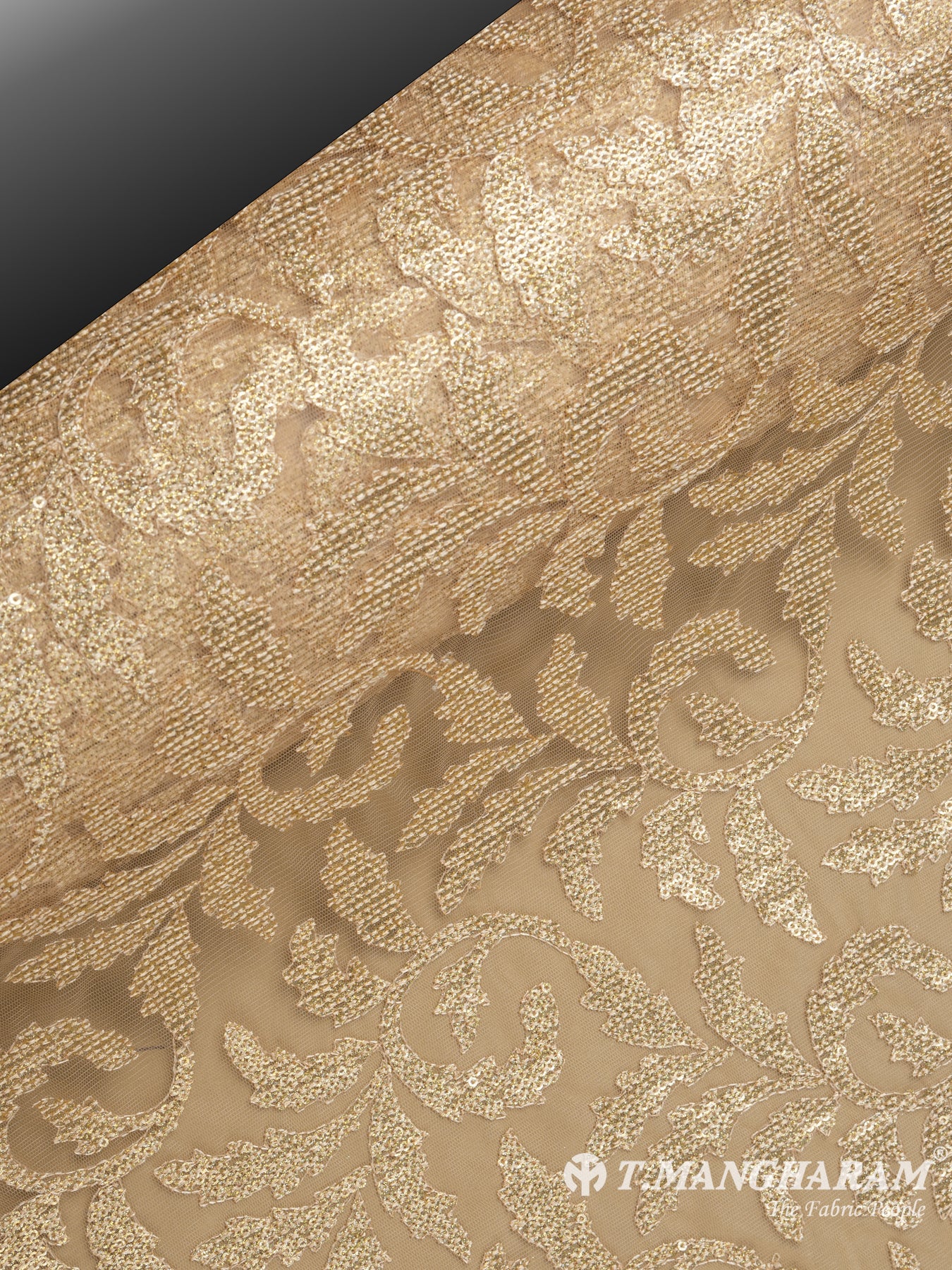 Gold Fancy Net Fabric - EB5476 view-2