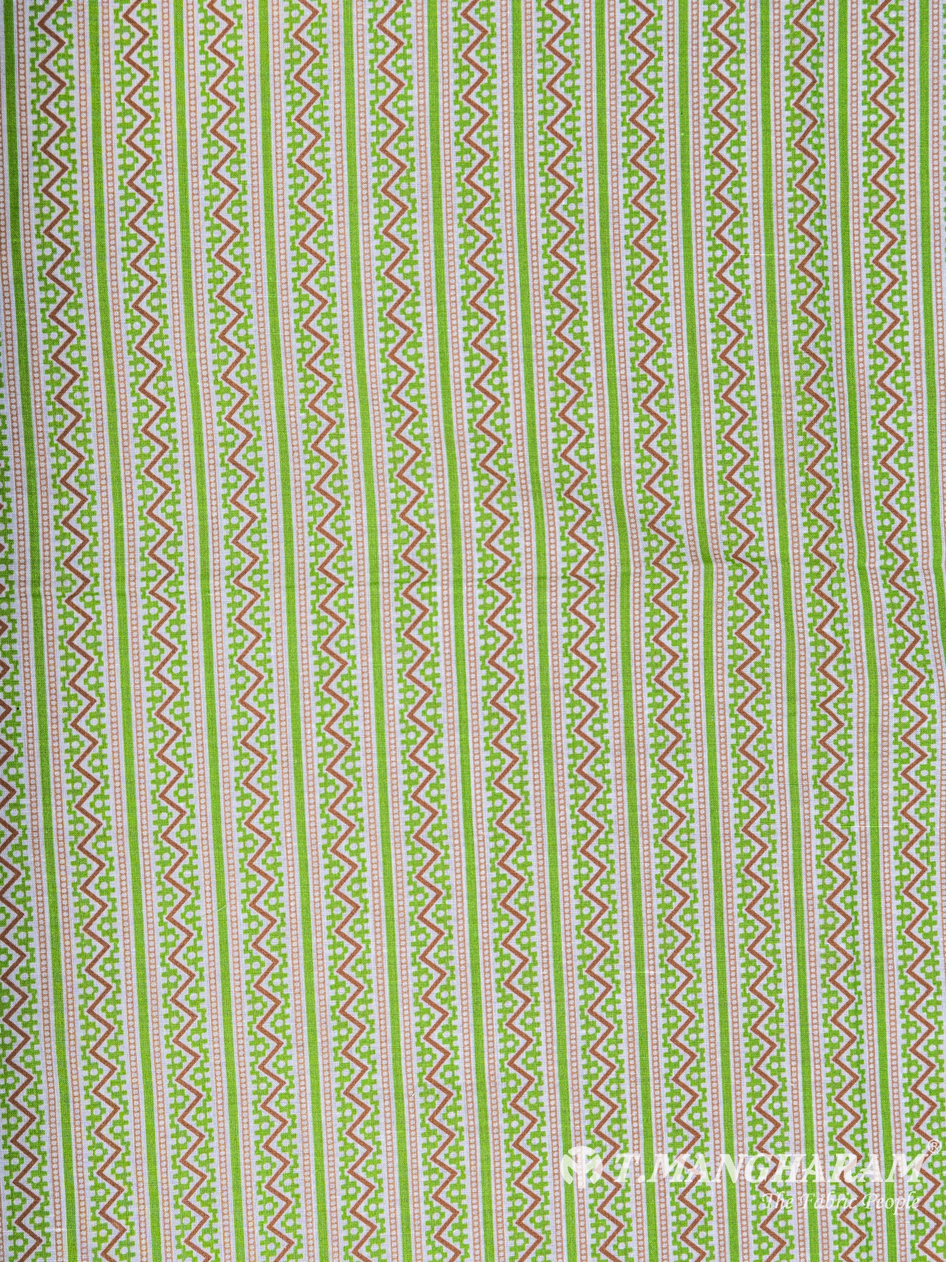 Green Cotton Fabric - EC5957 view-3