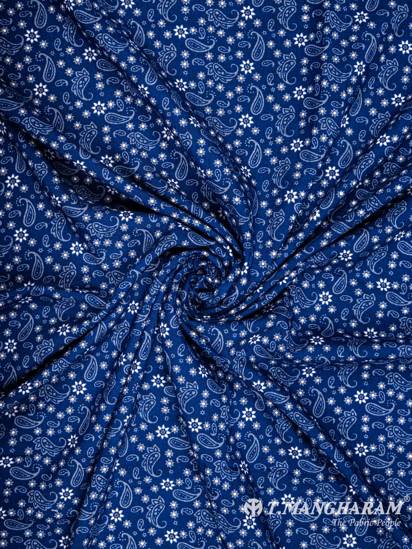 Blue Cotton Fabric - EC5941 view-1