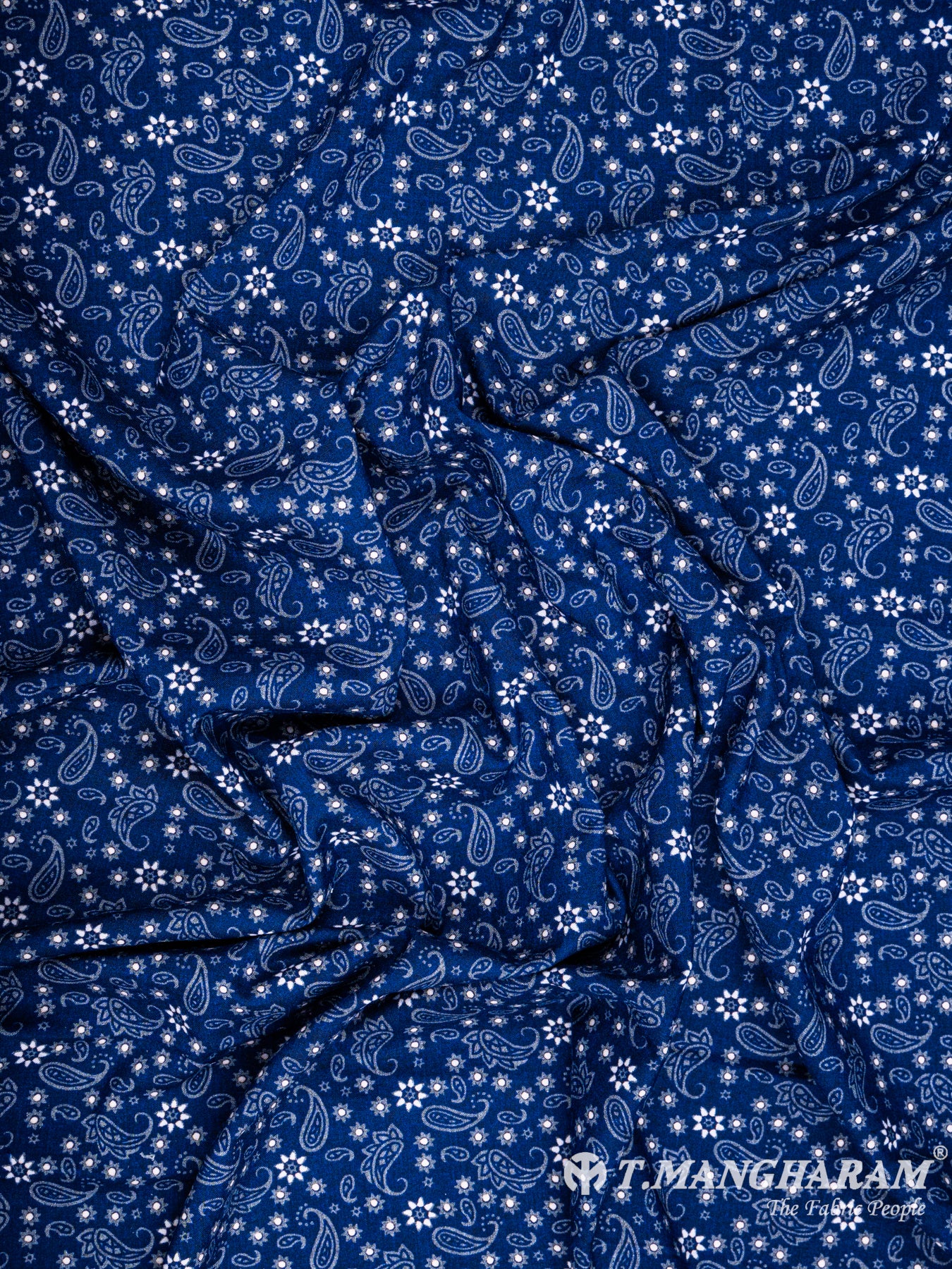 Blue Cotton Fabric - EC5941 view-4