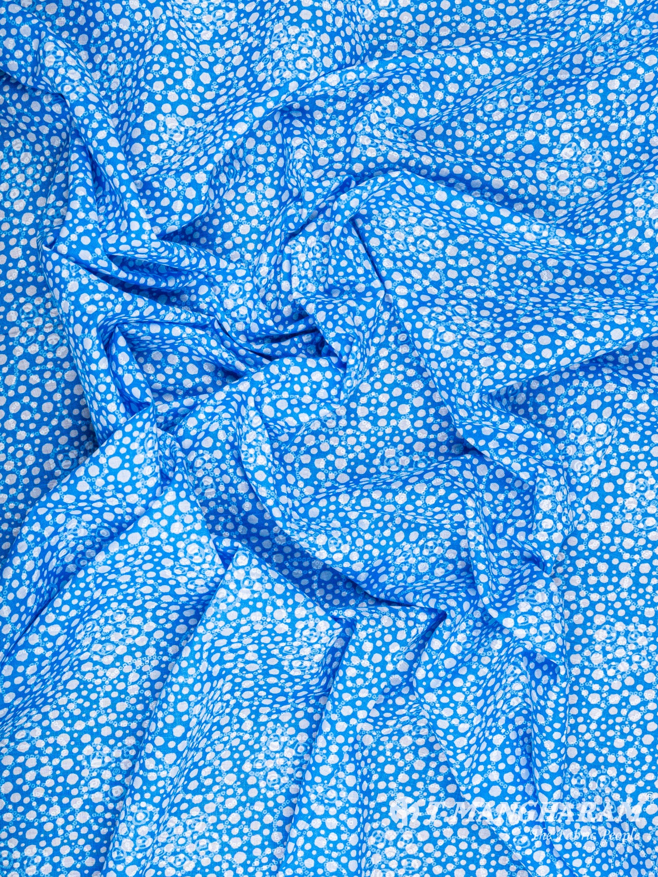 Blue Cotton Fabric - EC5947 view-4