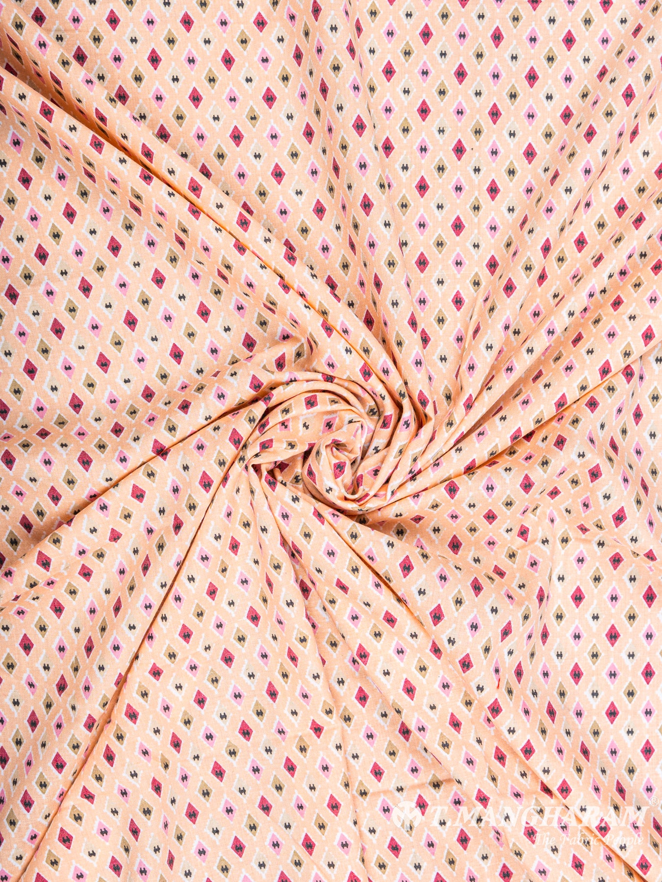 Peach Cotton Fabric - EC5861 view-1