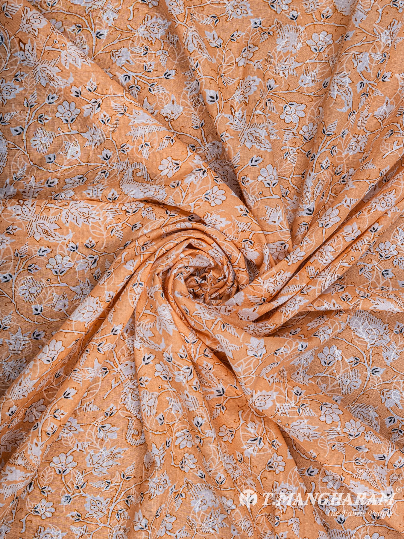 Peach Cotton Fabric - EC5944 view-1