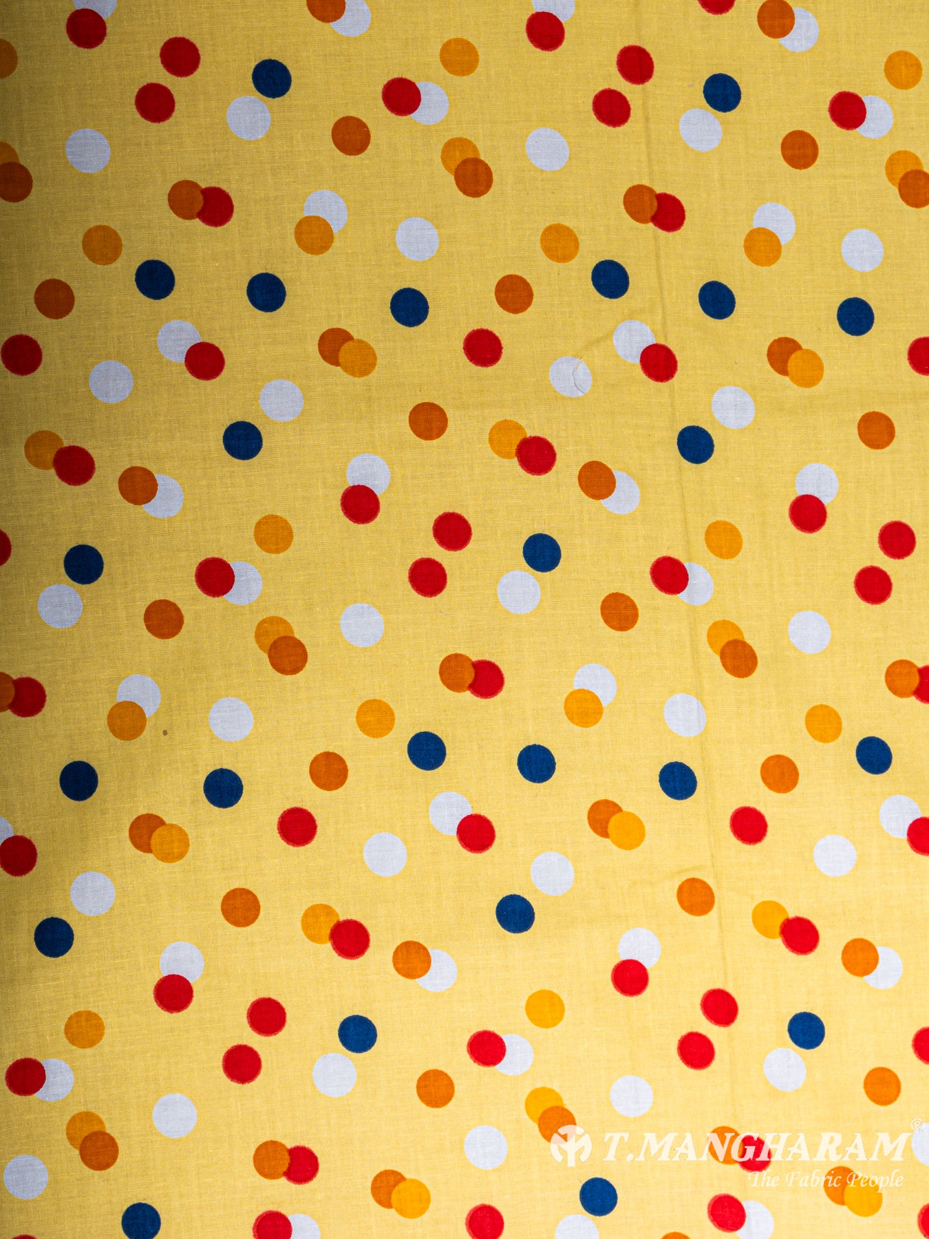 Yellow Cotton Fabric - EC5886 view-3