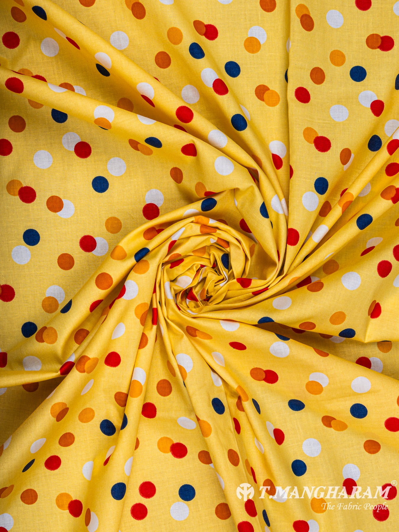 Yellow Cotton Fabric - EC5886 view-1