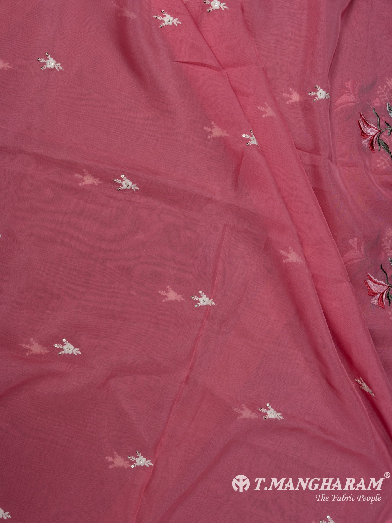 Pink Cotton Chudidhar Fabric Set - EG1627 view-4