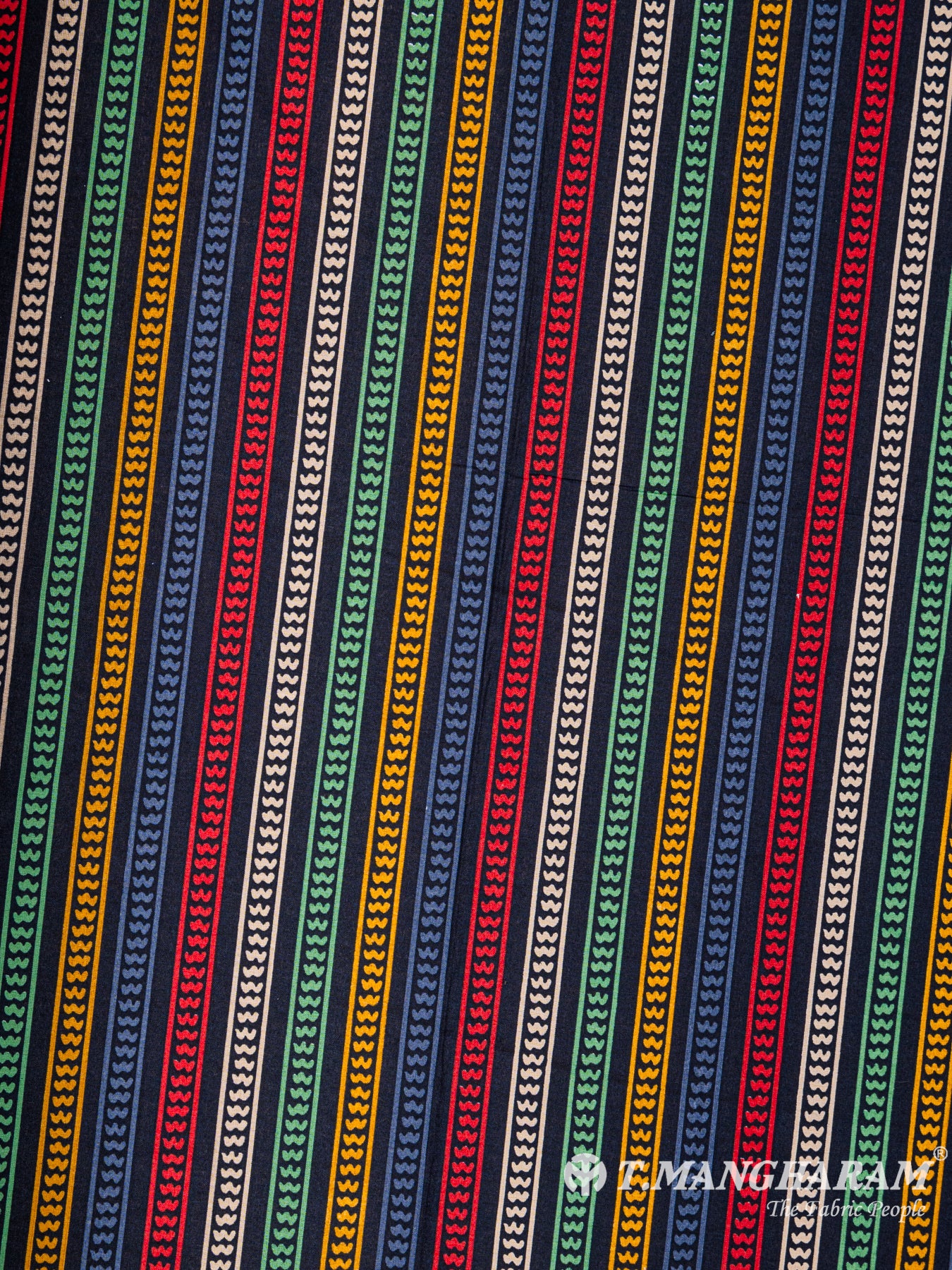 Black Cotton Fabric - EC5837 view-3