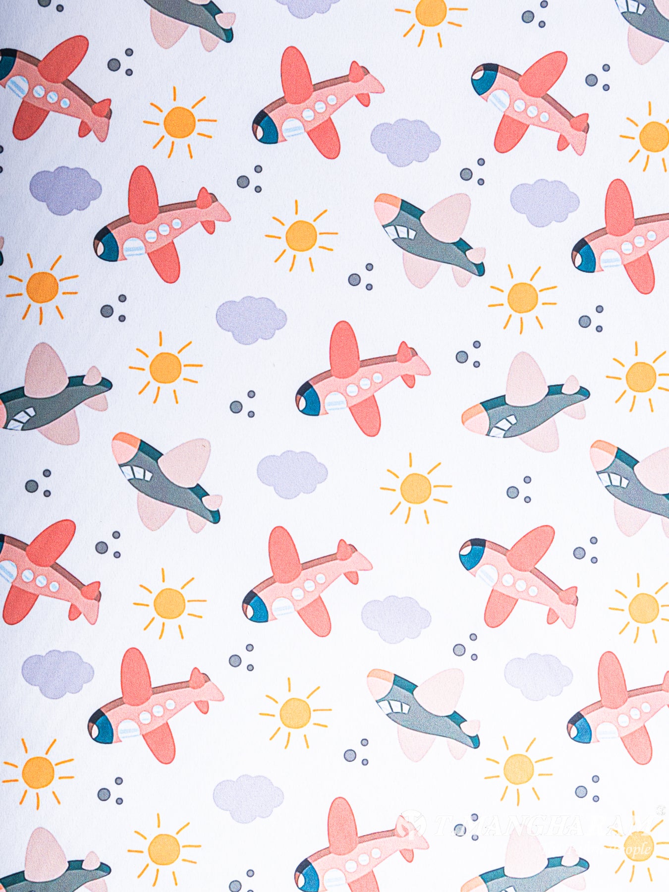 White Cotton Fabric - EC5969 view-3