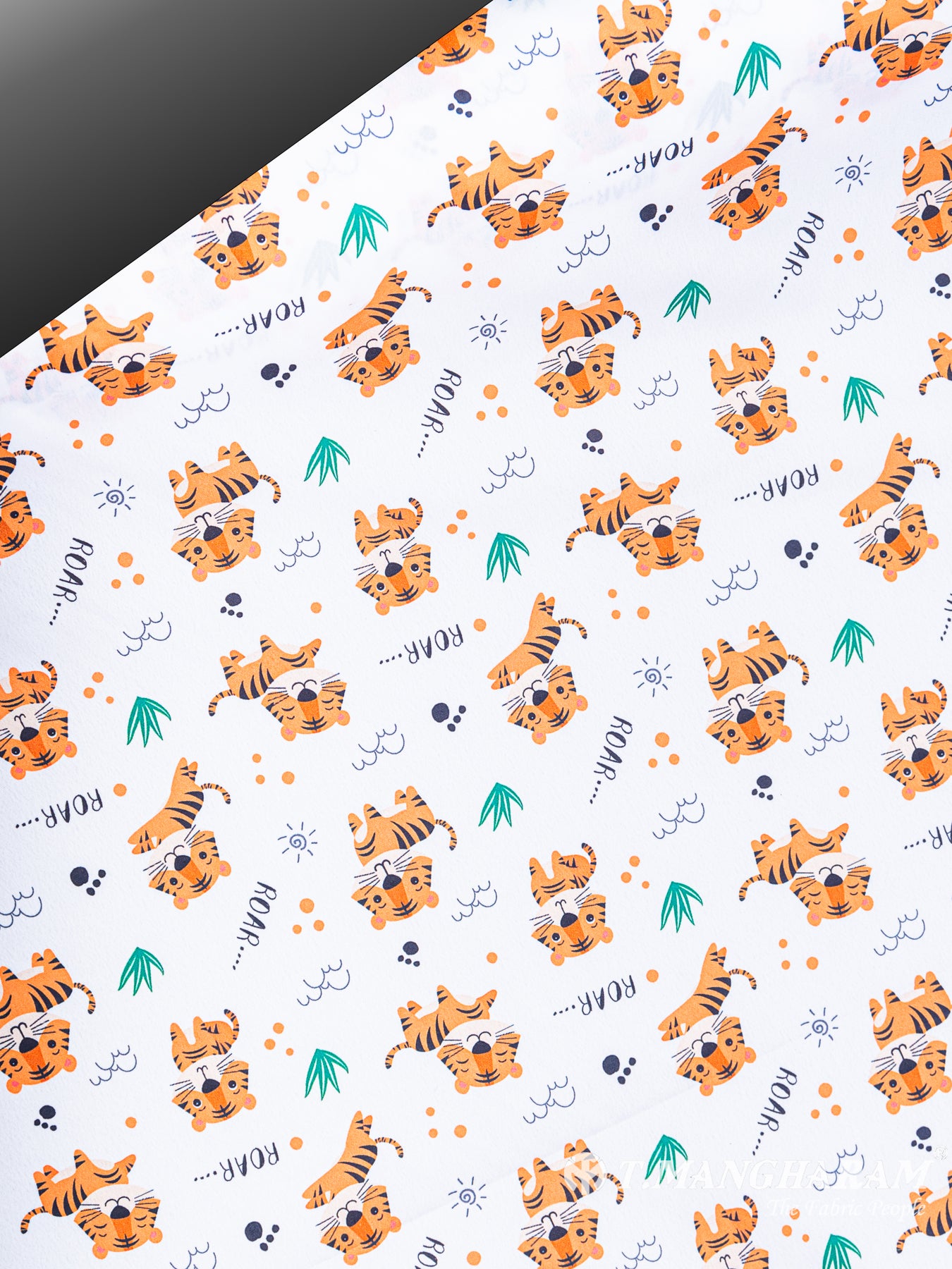 White Cotton Fabric - EC5960 view-2