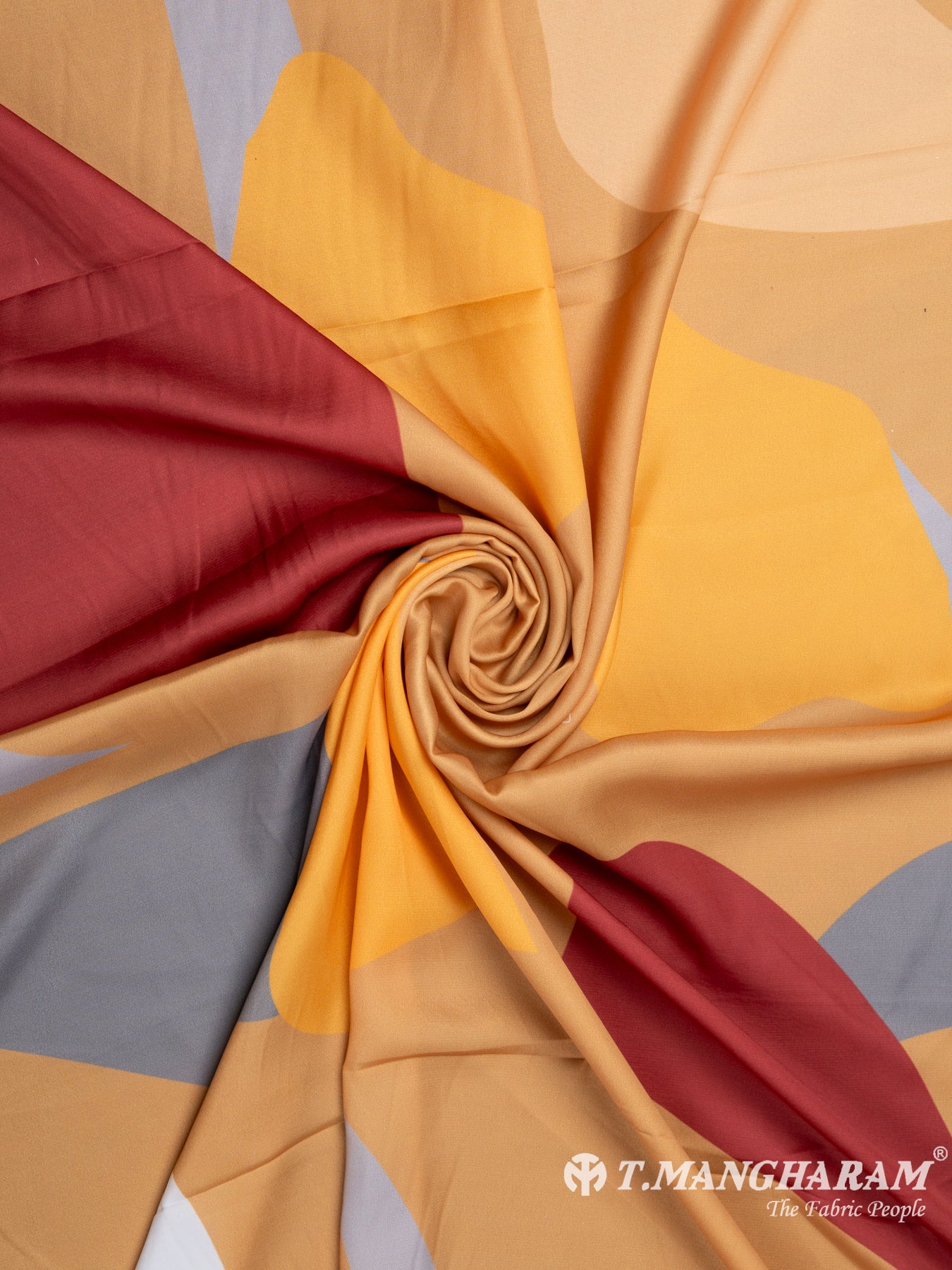Multicolor Satin Fabric - EB5552 view-1
