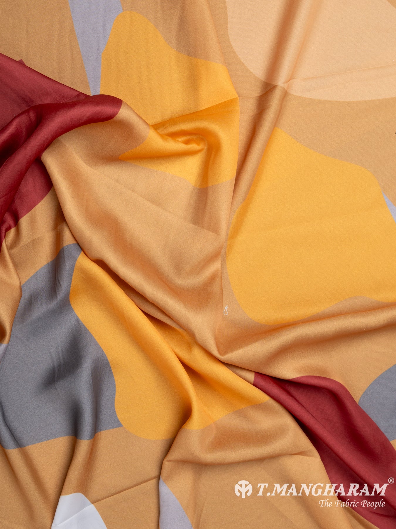 Multicolor Satin Fabric - EB5552 view-4
