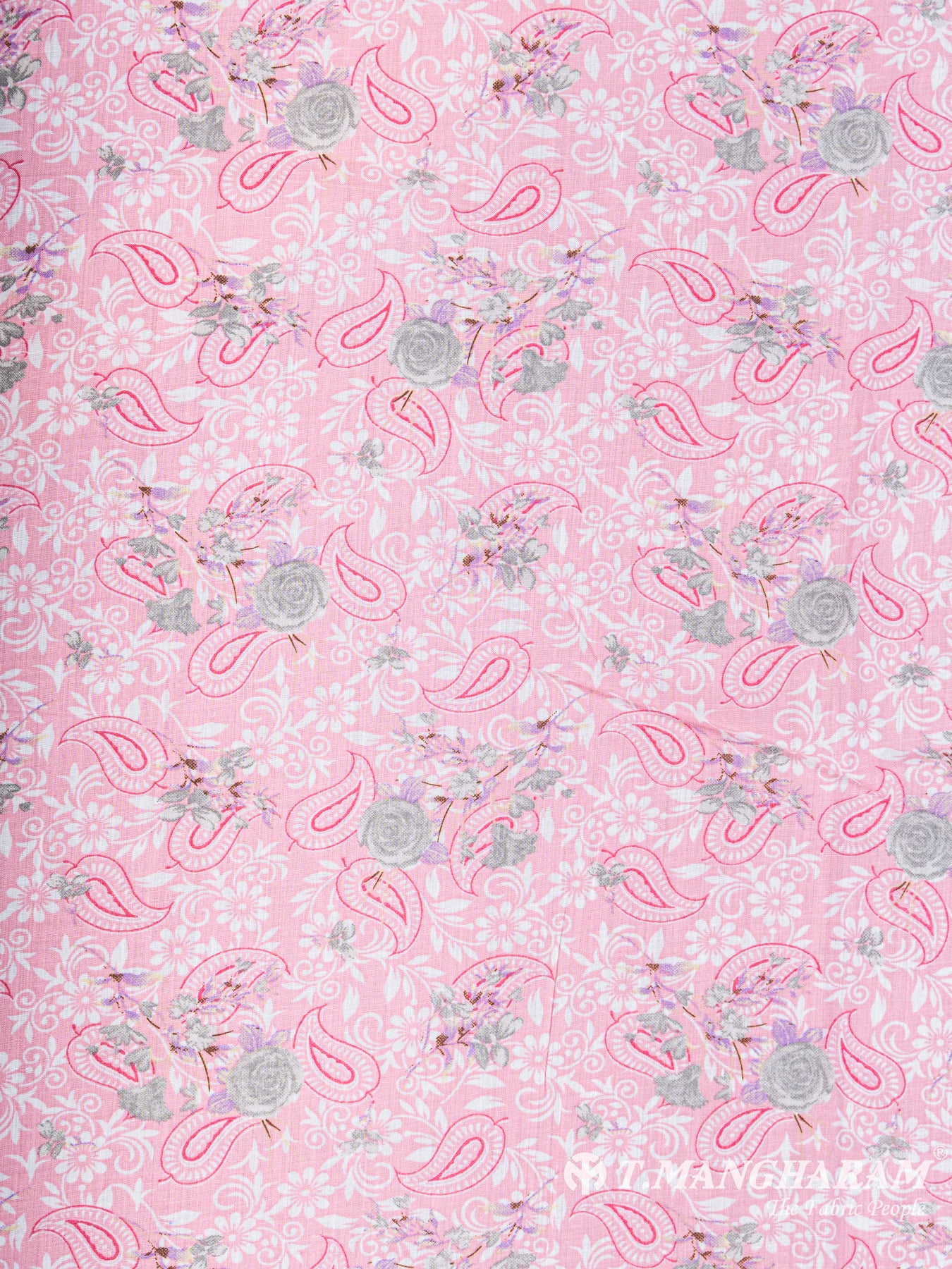 Pink Cotton Fabric - EC5896 view-3