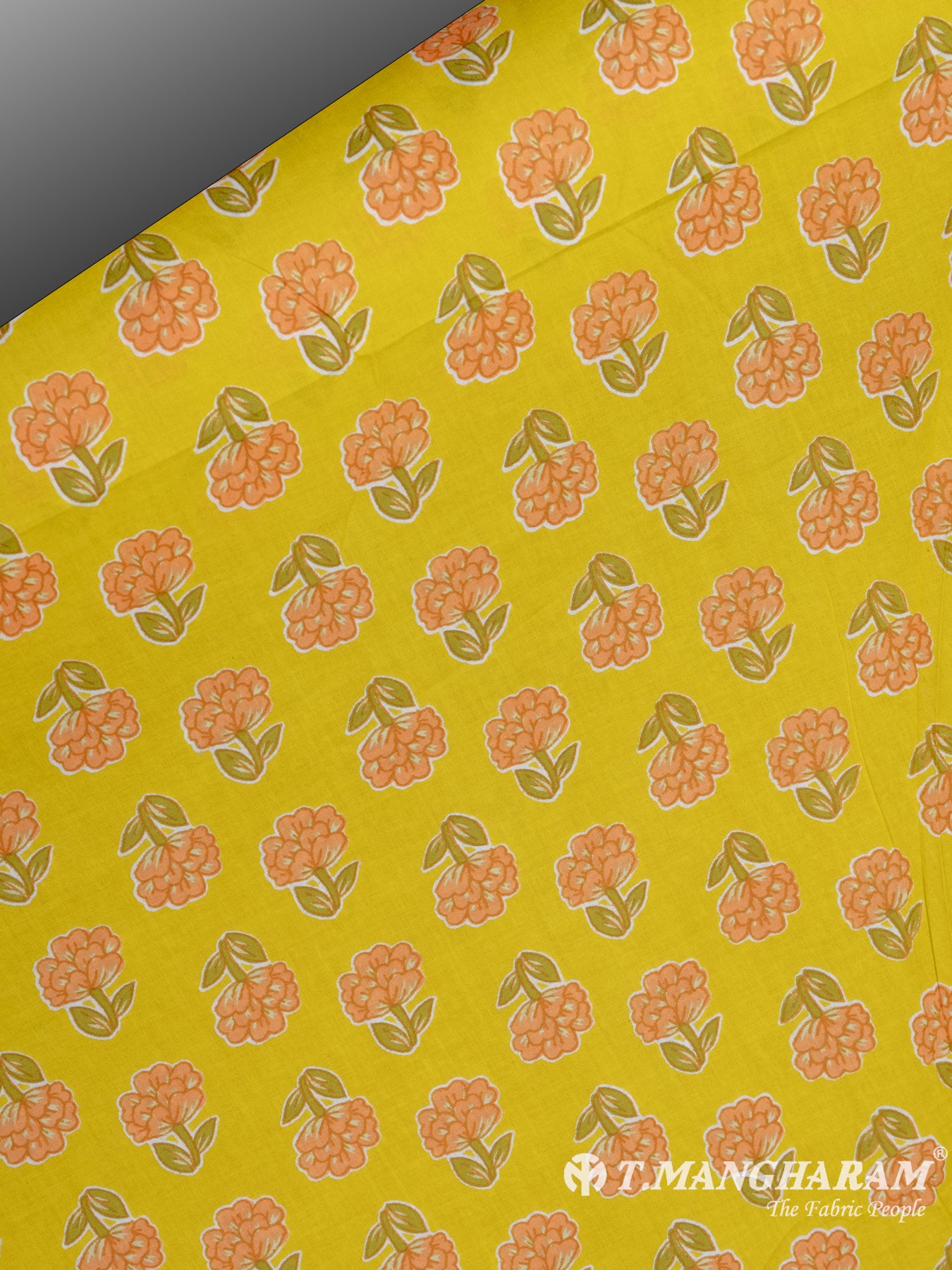 Yellow Cotton Fabric - EB5575 view-2