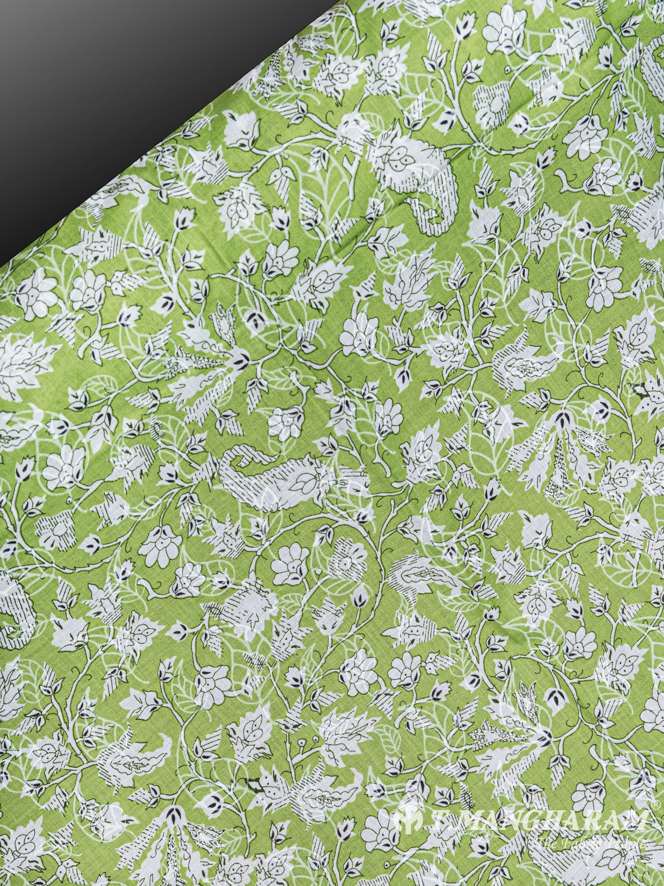 Green Cotton Fabric - EC5946 view-2