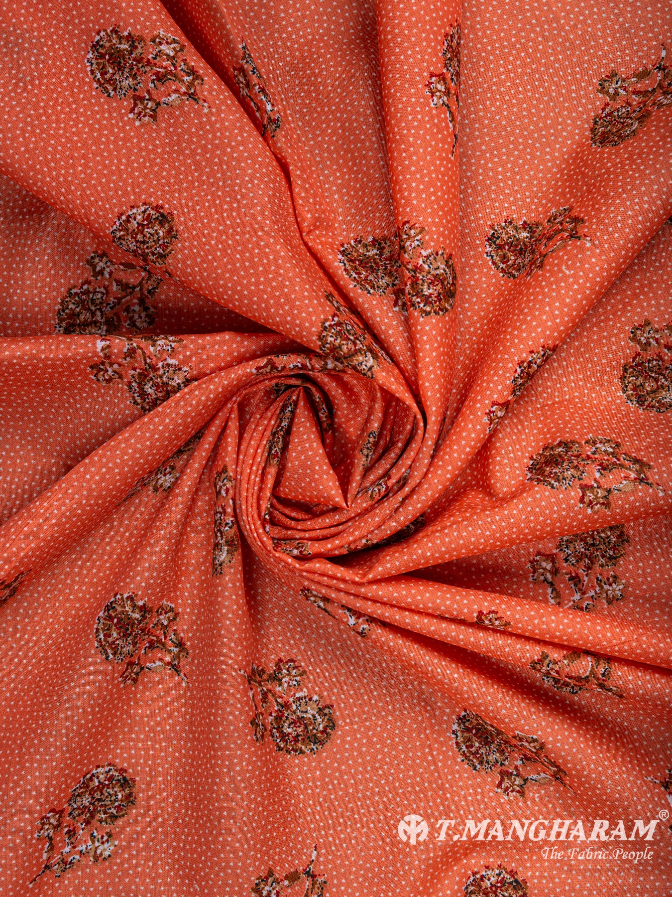 Orange Cotton Fabric - EC5951 view-1