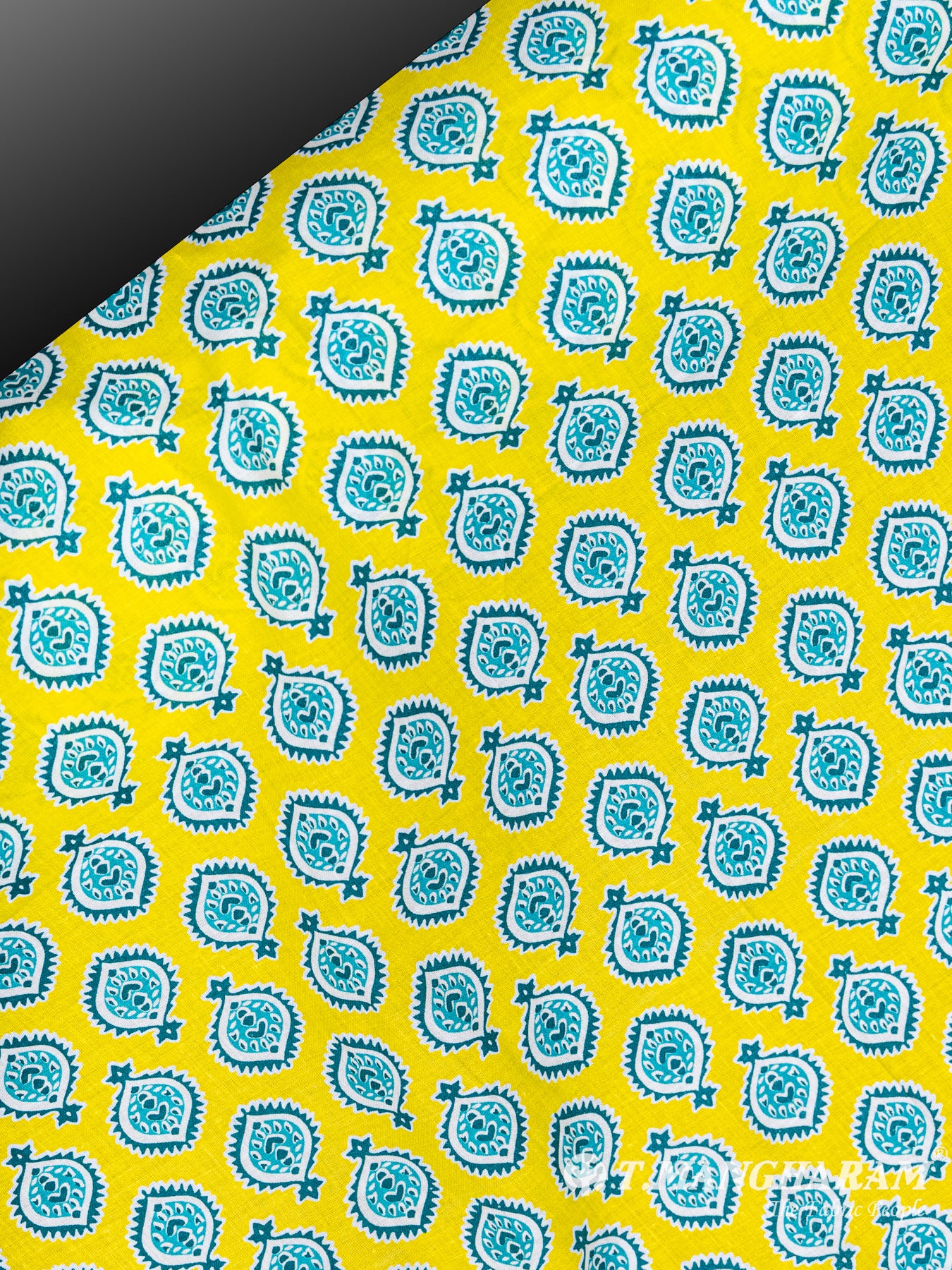Yellow Cotton Fabric - EC5937 view-2